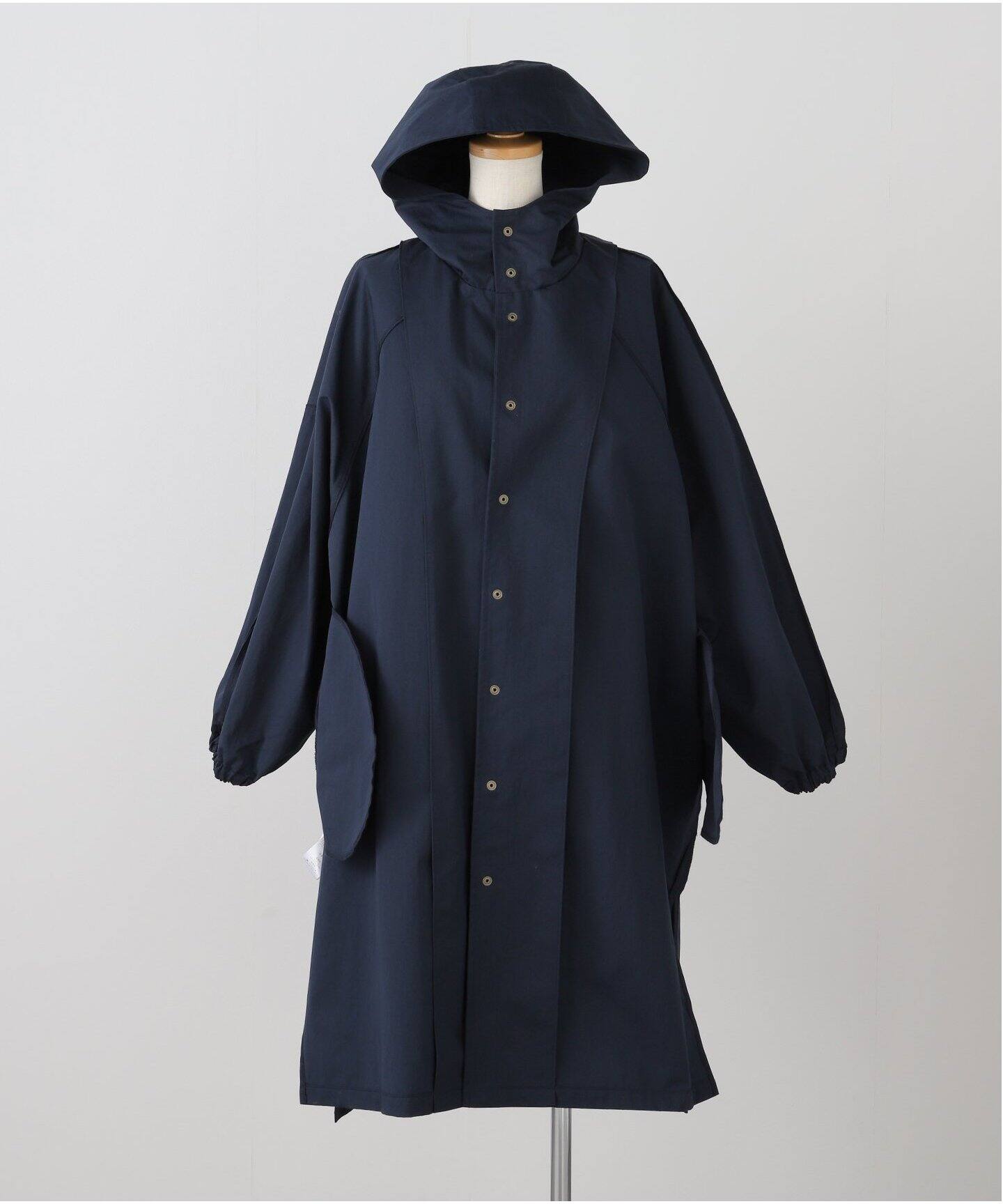 コットンナイロンハーフcoat（フードコート）｜journal standard luxe 