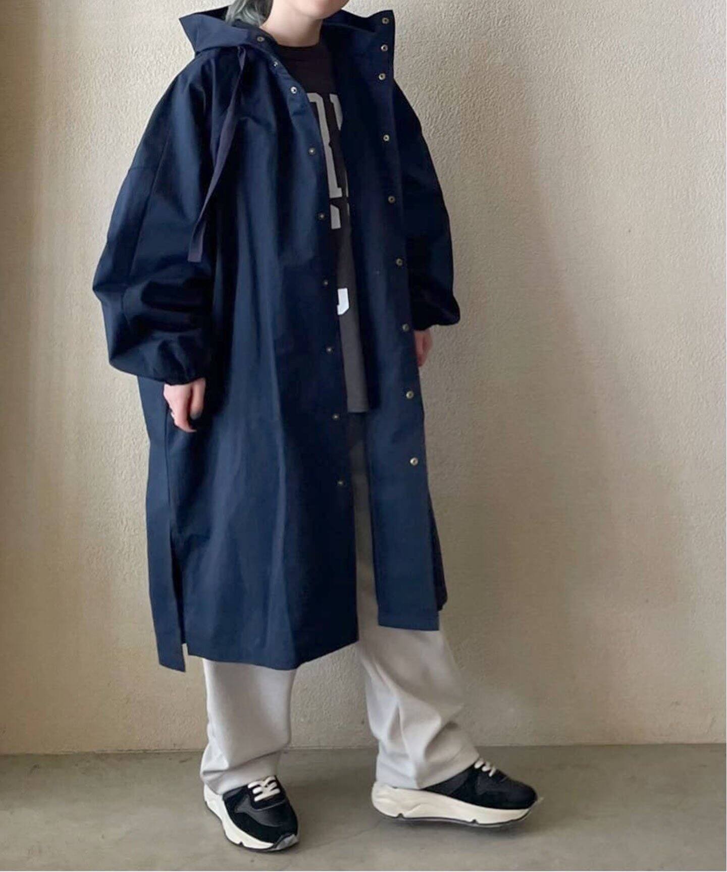 コットンナイロンハーフcoat（フードコート）｜journal standard luxe 
