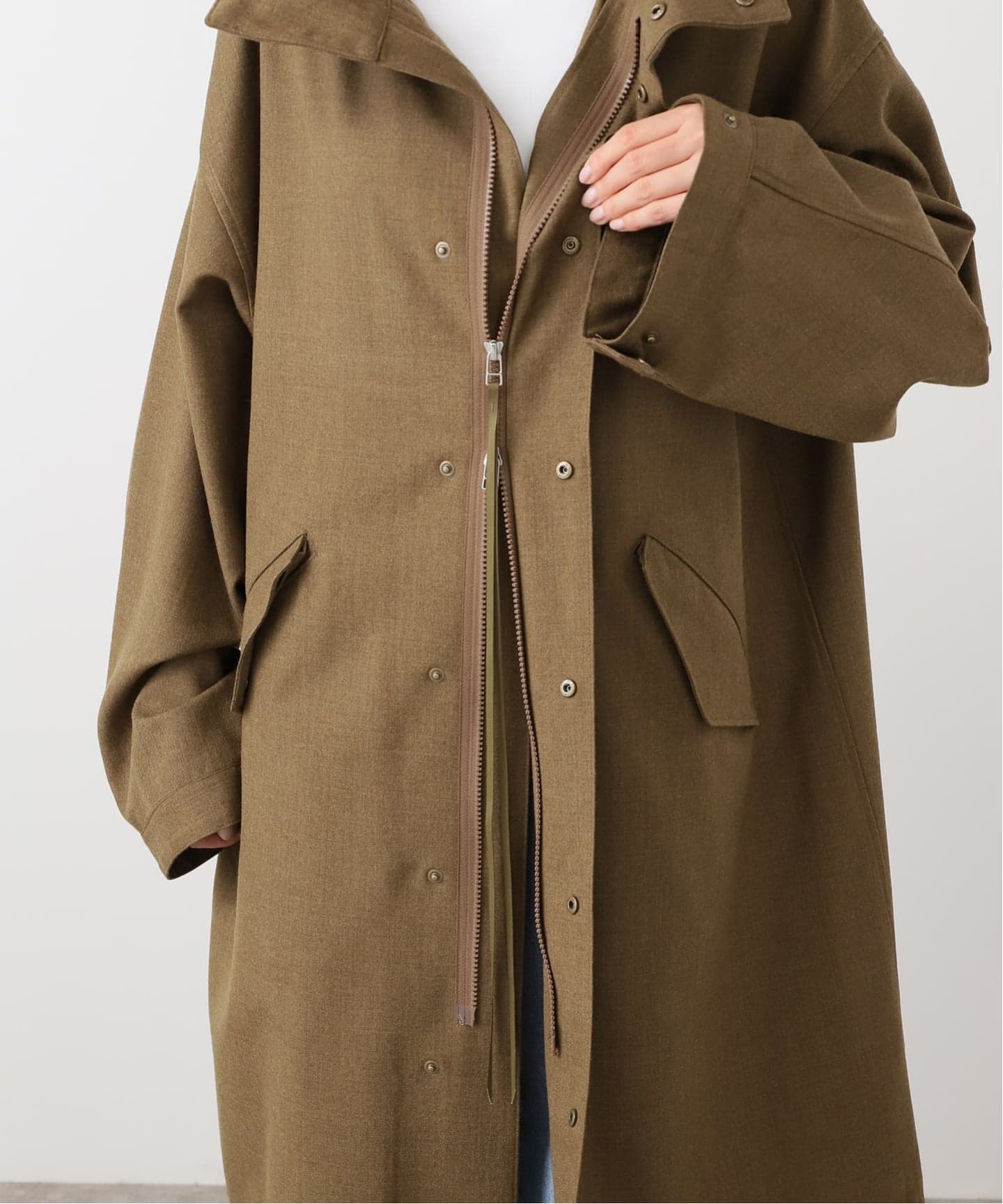 journal standard luxe モールスキン スタンドモッズコート JOURNAL STANDARD LUXE（ジャーナルスタンダード ラックス）の