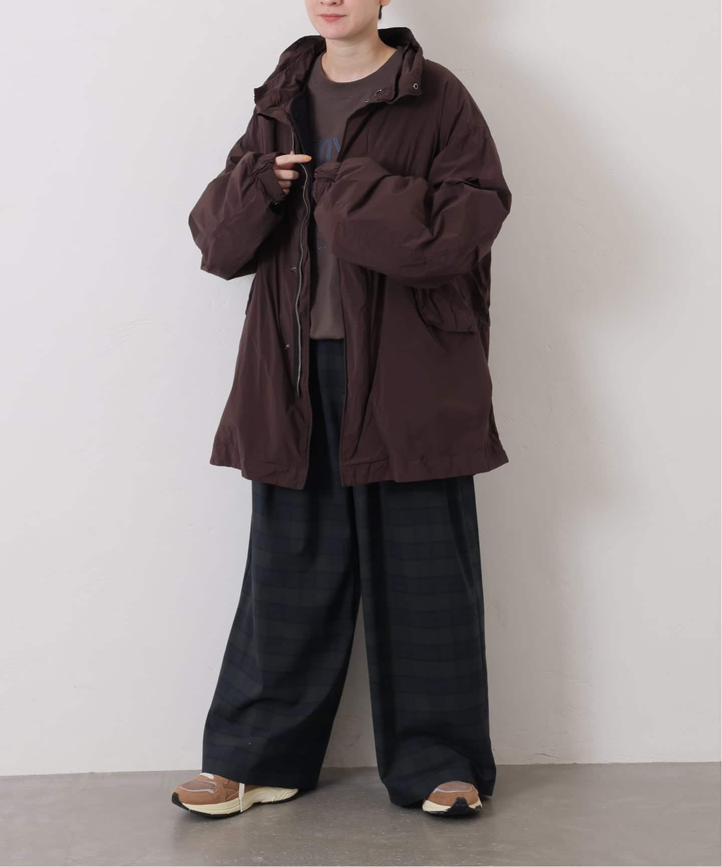ATON short mods coat 4 ブラウン　最終 ATON short mods coat 4 ブラウン 最終 AIR WEATHER | SHORT