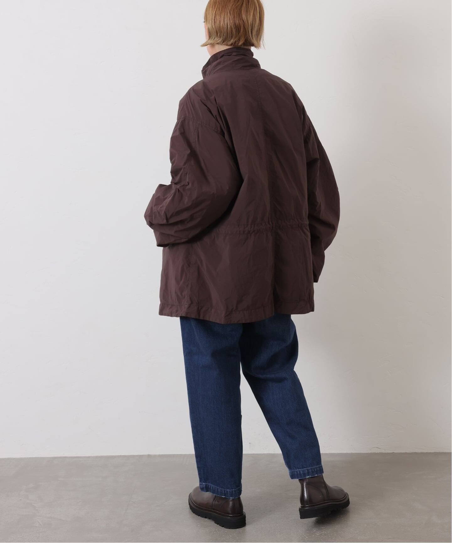 ATON short mods coat 4 ブラウン　最終 ATON】 AIR WEATHER SHORT MODS COAT（モッズコート）｜journal