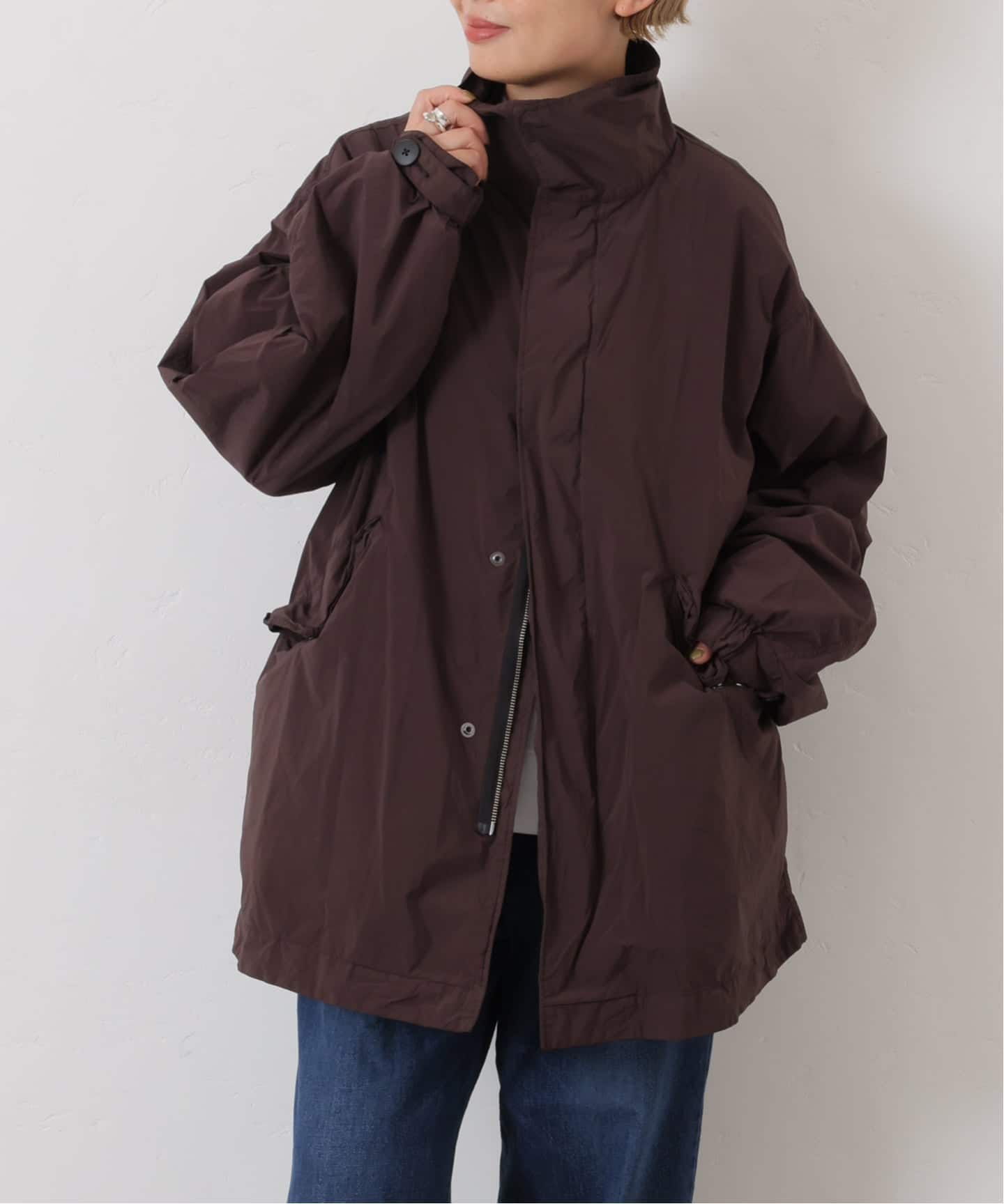 ATON】 AIR WEATHER SHORT MODS COAT（モッズコート）｜journal