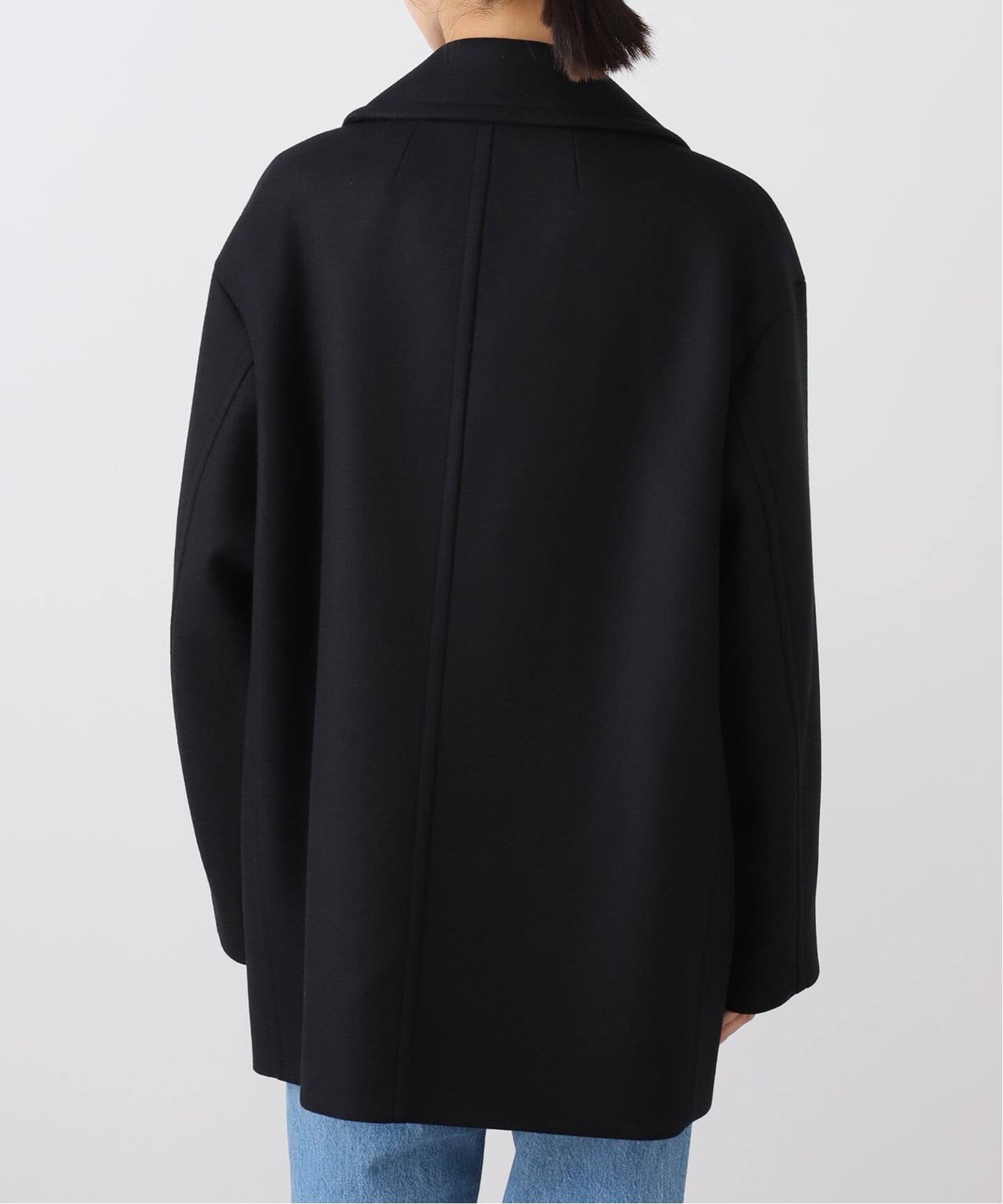 ATON】SUPER 120S DOUBLE MELTON SHORT COAT（その他ブルゾン