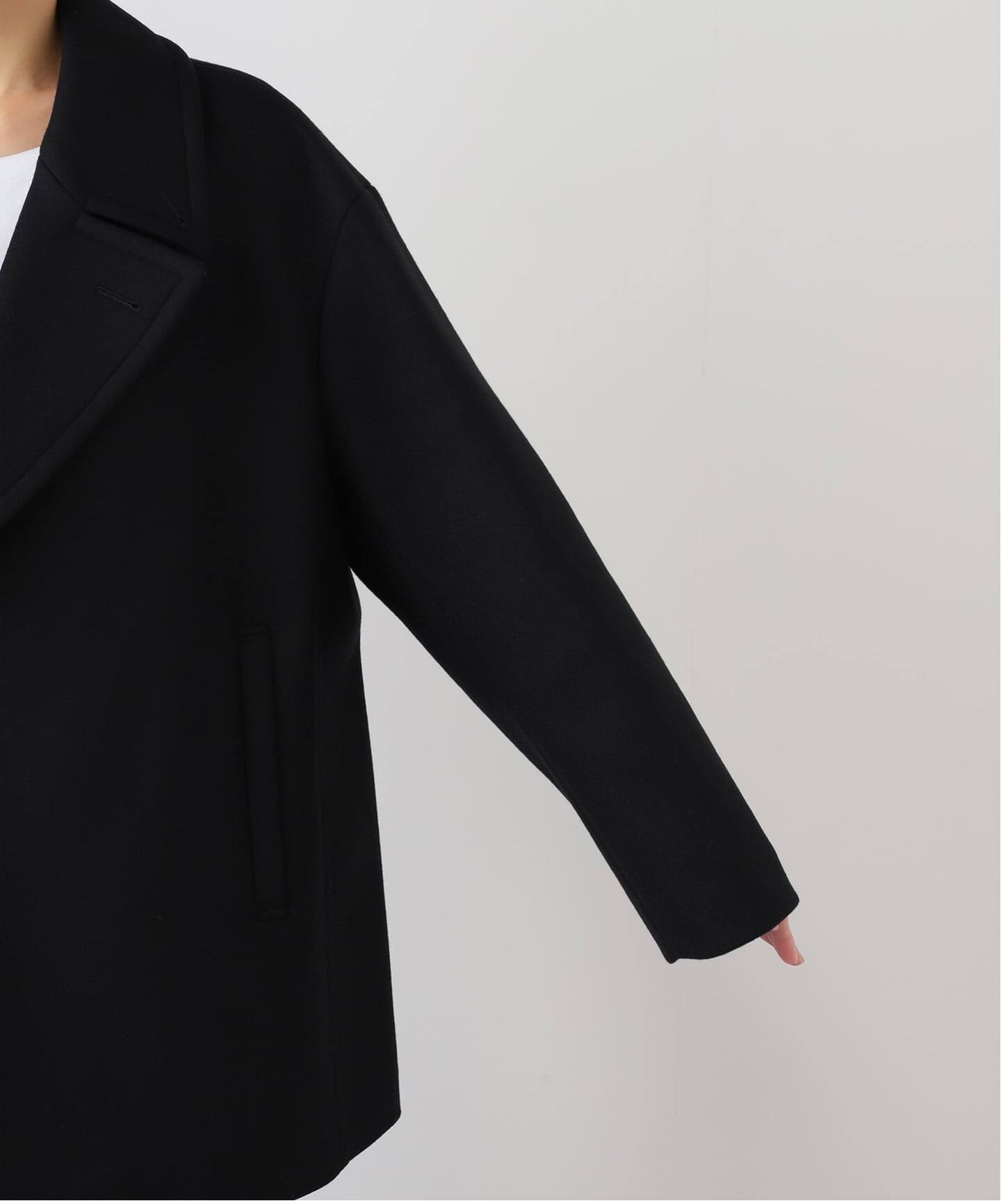 ATON】SUPER 120S DOUBLE MELTON SHORT COAT（その他ブルゾン