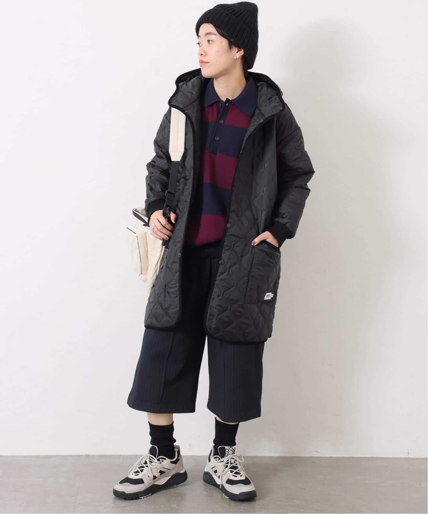 ARMEN】OVERSIZED HOODED COAT（中綿・キルティング）｜journal