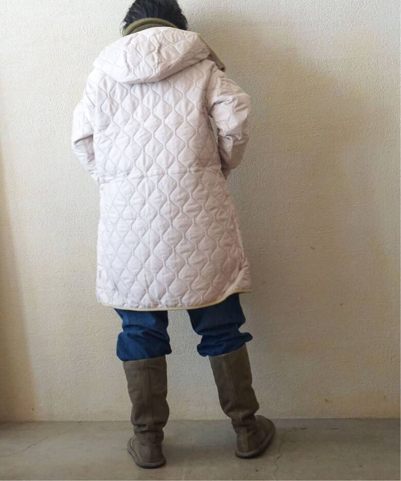 ARMEN】OVERSIZED HOODED COAT（中綿・キルティング）｜journal 