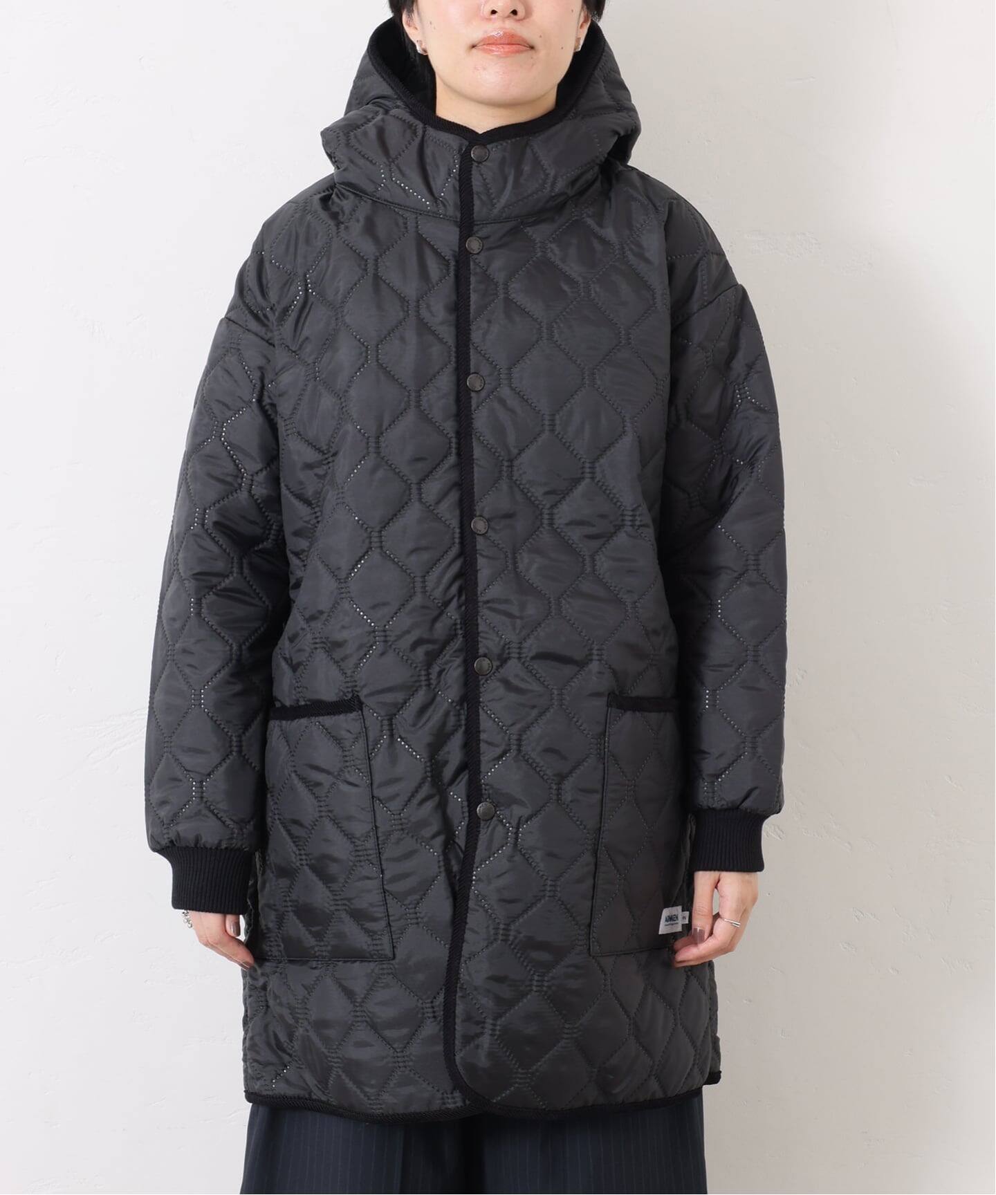 ARMEN】OVERSIZED HOODED COAT（中綿・キルティング）｜journal
