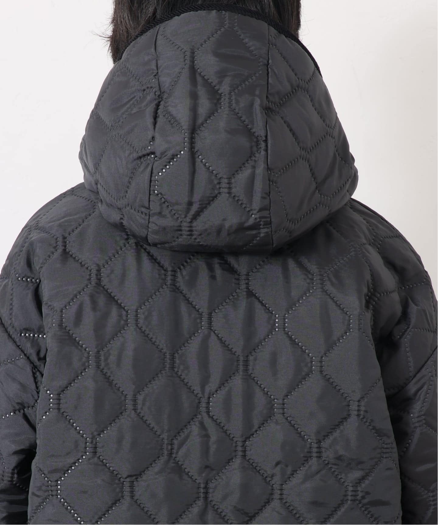 ARMEN】OVERSIZED HOODED COAT（中綿・キルティング）｜journal