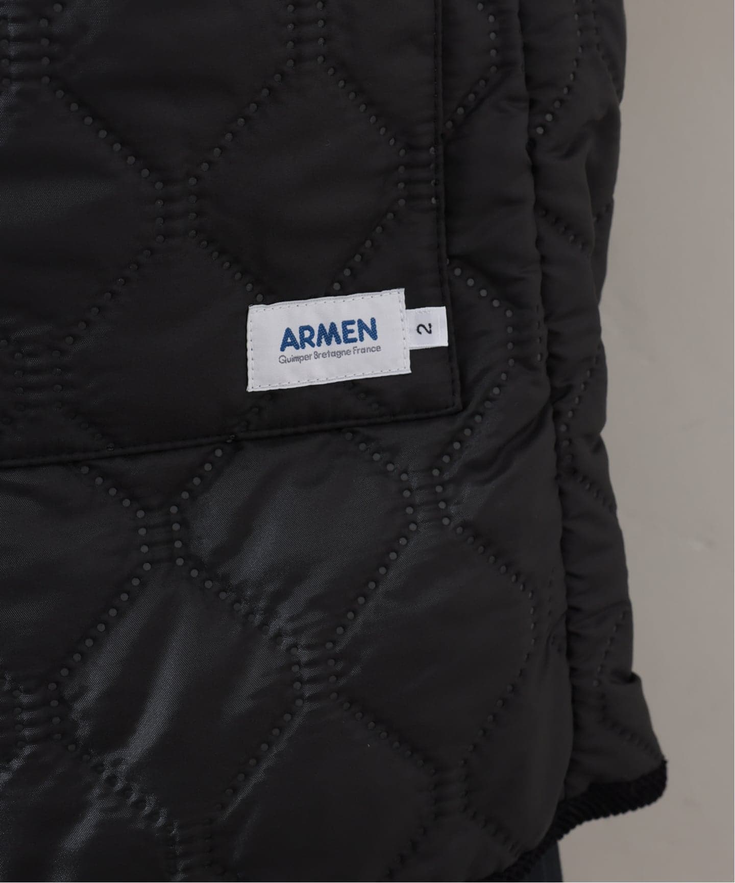 ARMEN】OVERSIZED HOODED COAT（中綿・キルティング）｜journal