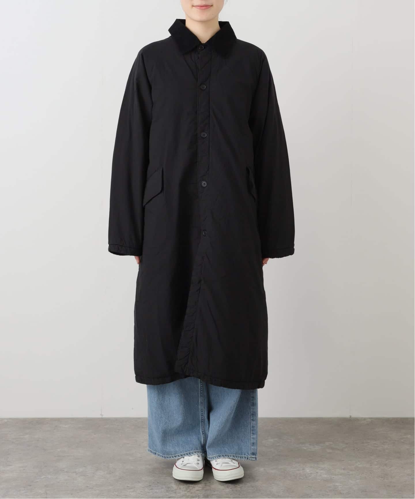 maison de soil homme 】PADDED OVERDYE REGULAR COLL（中綿