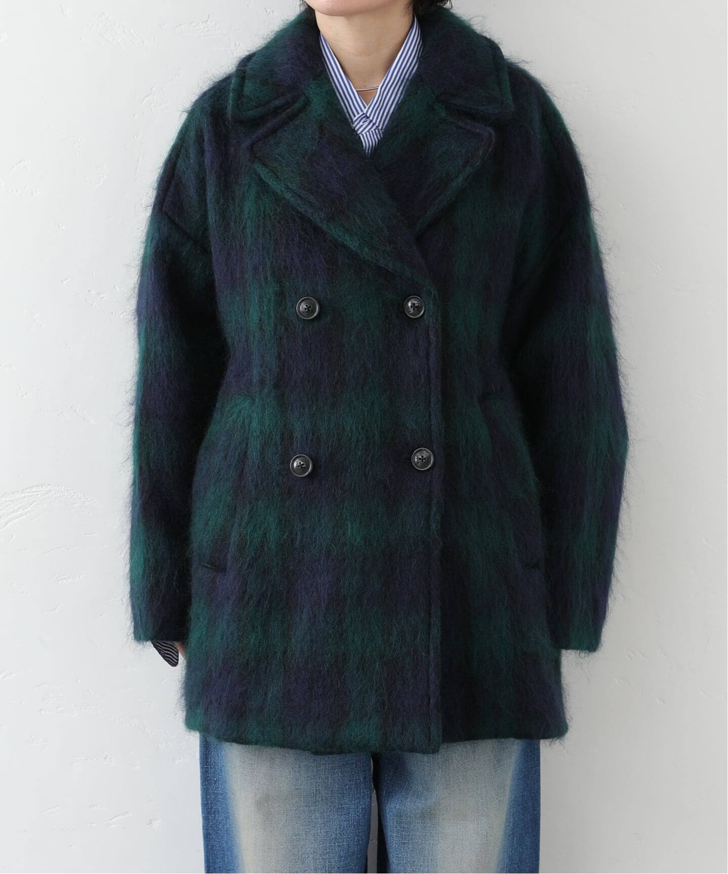 TICCA】ZEBRA SHAGGY P COAT（ピーコート）｜journal standard luxe