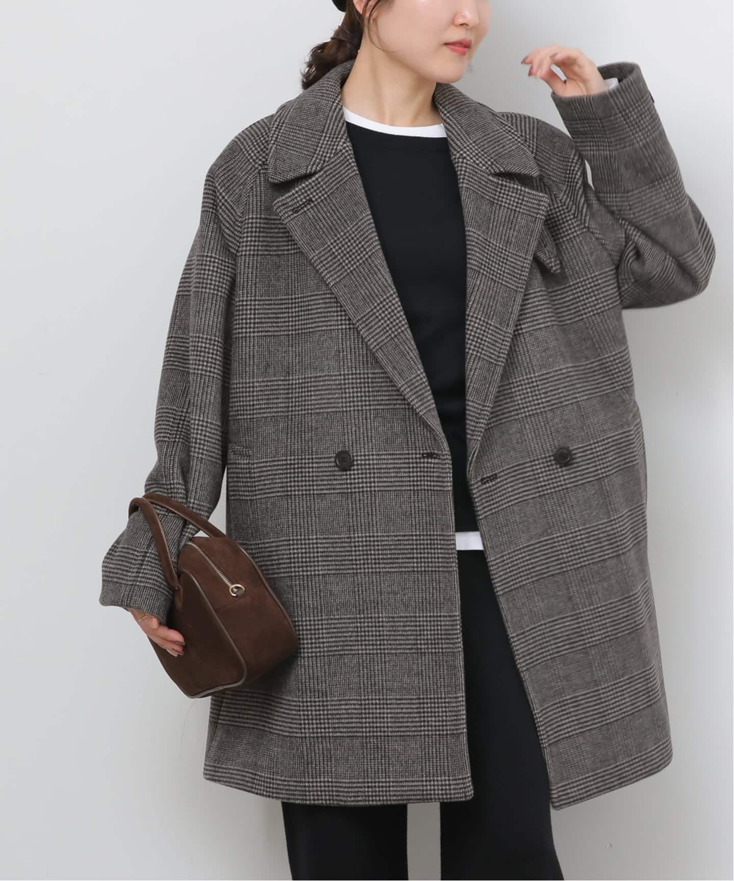 スーパーファインビーバーハーフコート（その他ブルゾン／アウター