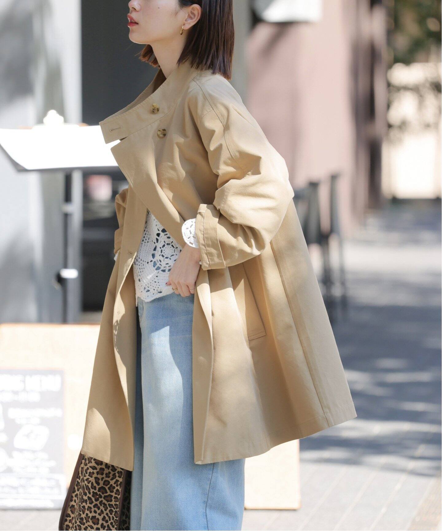 追加2》スタンドポンチョコート（トレンチコート）｜JOURNAL STANDARD  