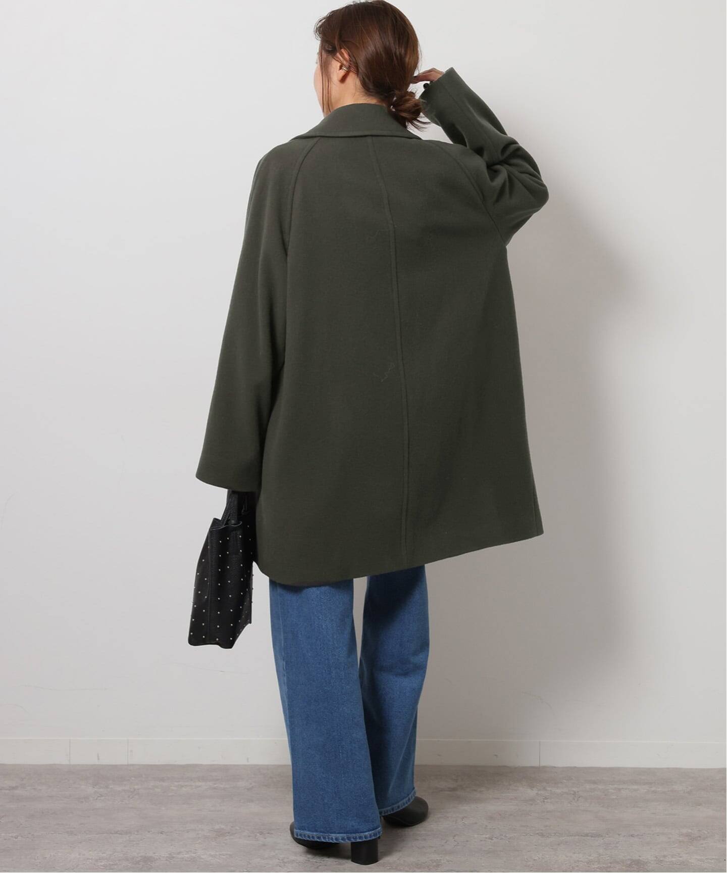 WEB限定追加》尾州ウールモッサWブレストハーフコート（その他ブルゾン