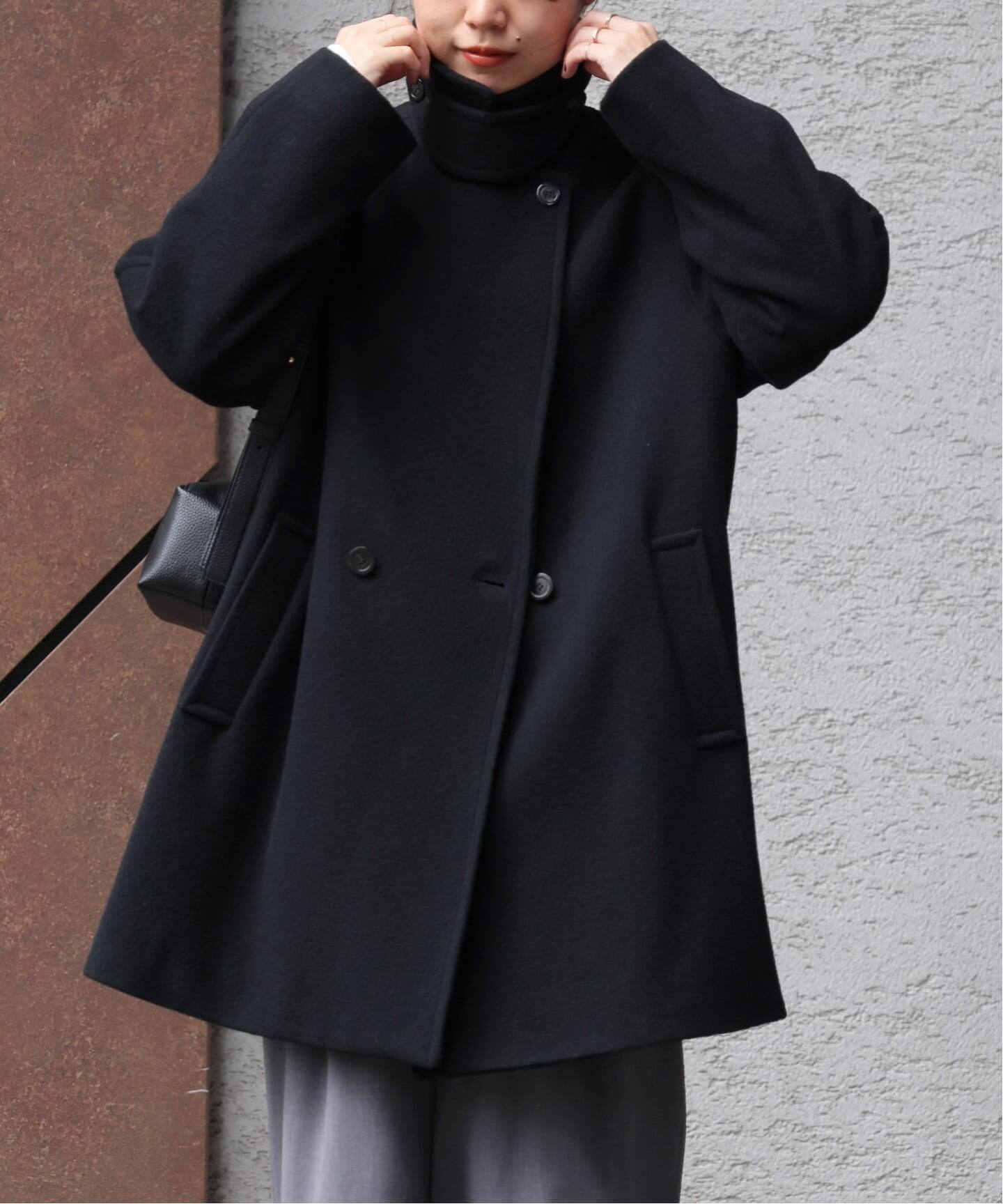 【JOURNAL STANDARD 】尾州ウールモッサWブレストハーフコート JOURNAL STANDARD relume｜《WEB限定追加》尾州ウールモッサWブレスト