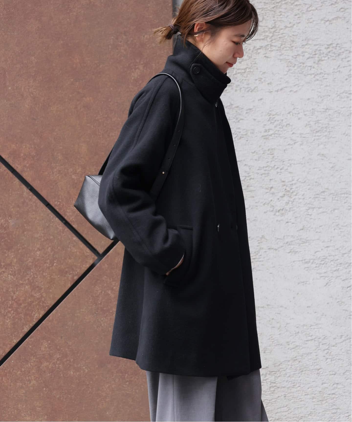 尾州ウールモッサWブレストハーフコート WEB限定追加》尾州ウールモッサWブレストハーフコート（その他