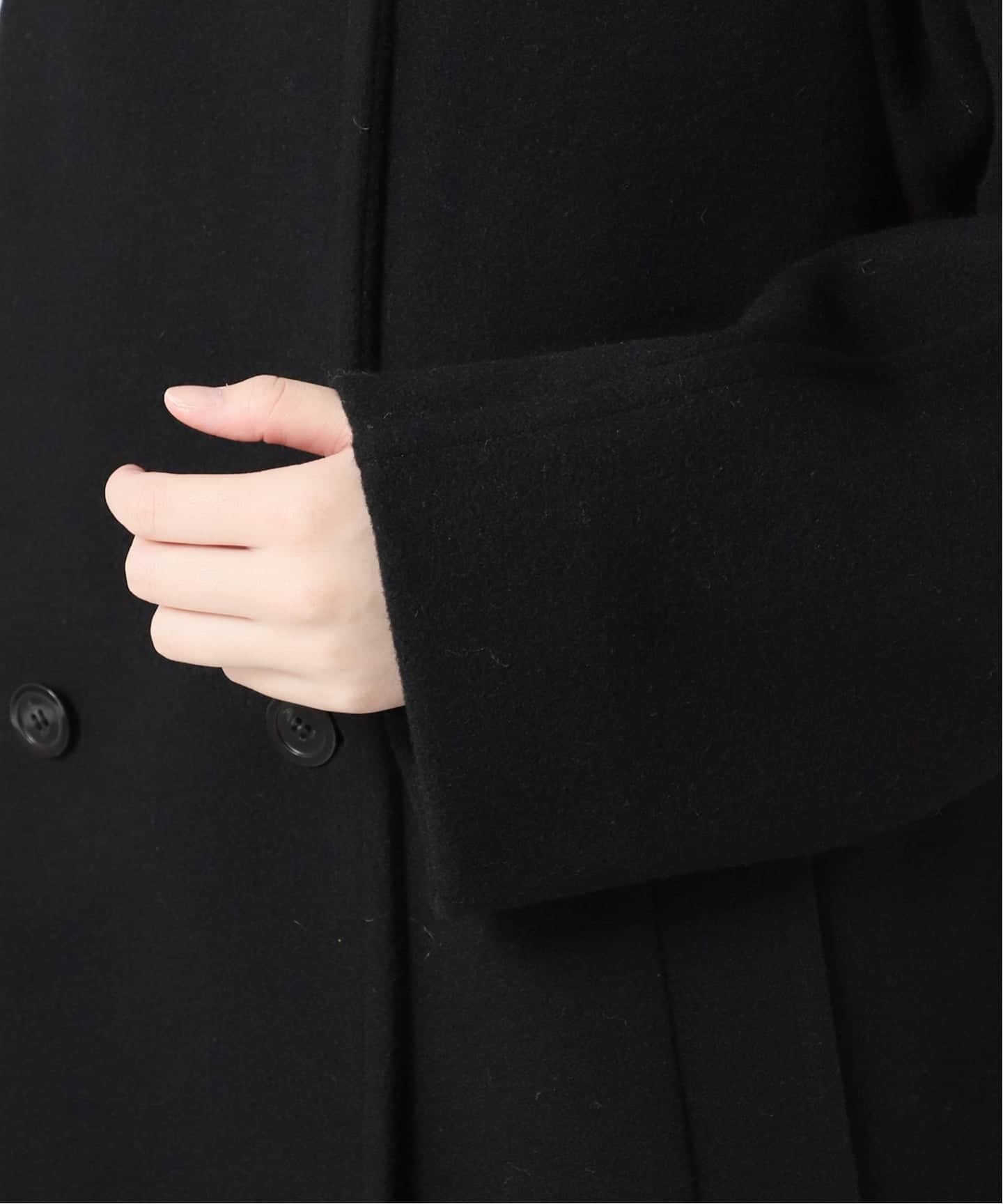 WEB限定追加2》尾州ウールモッサWブレストハーフコート（その他