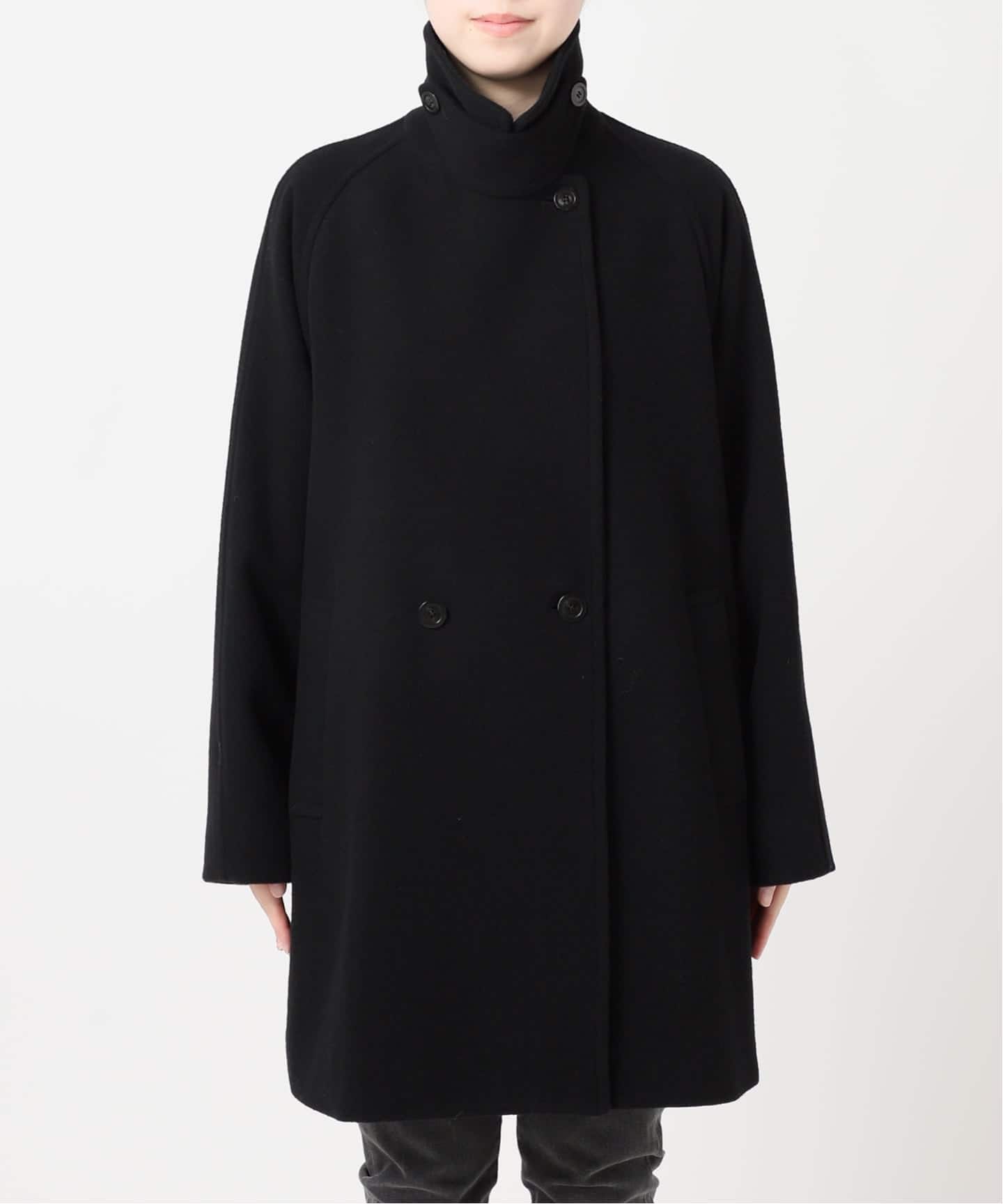 尾州ウールモッサWブレストハーフコート WEB限定追加予約2》尾州ウールモッサWブレストハーフコート