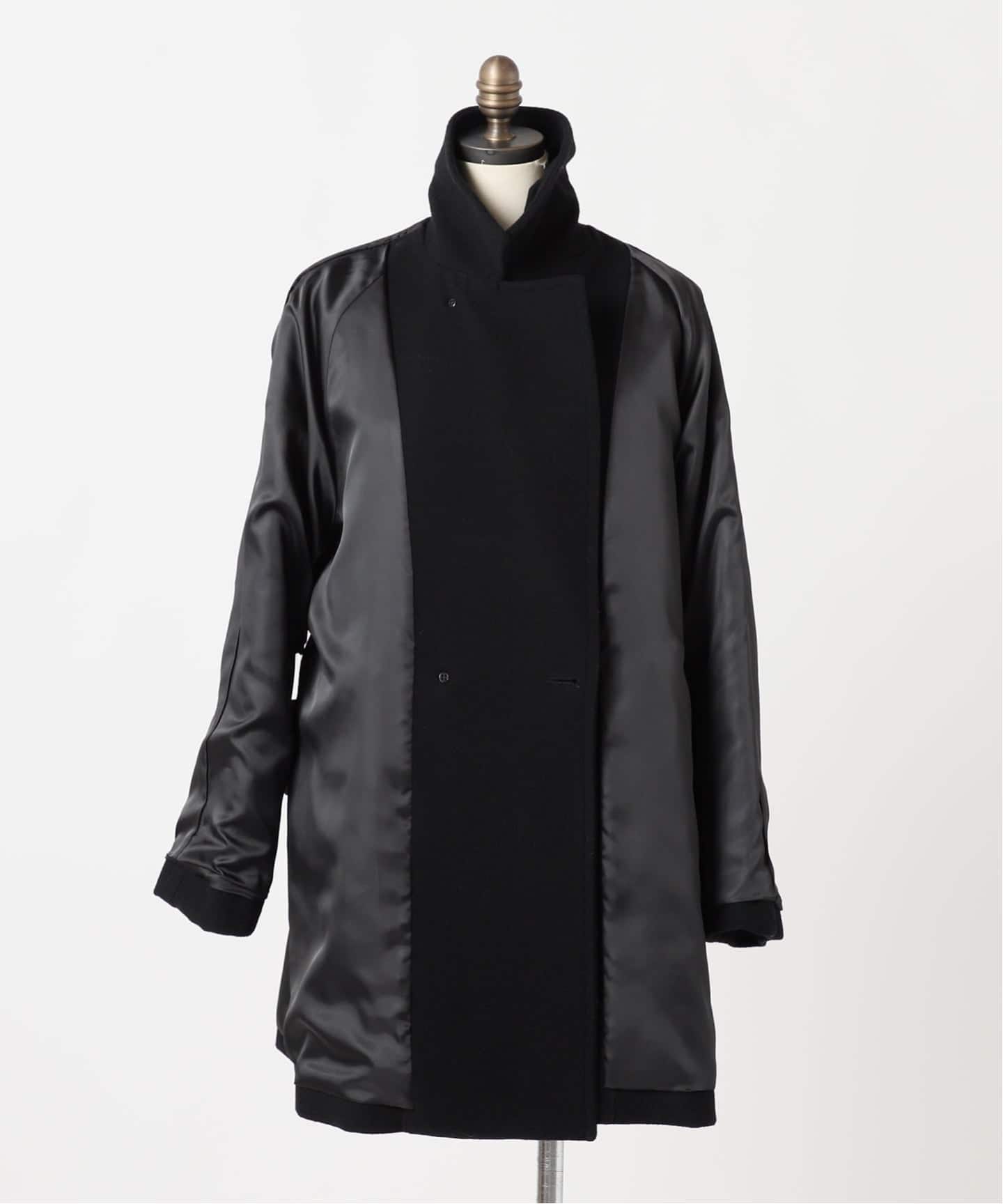 WEB限定追加2》尾州ウールモッサWブレストハーフコート（その他