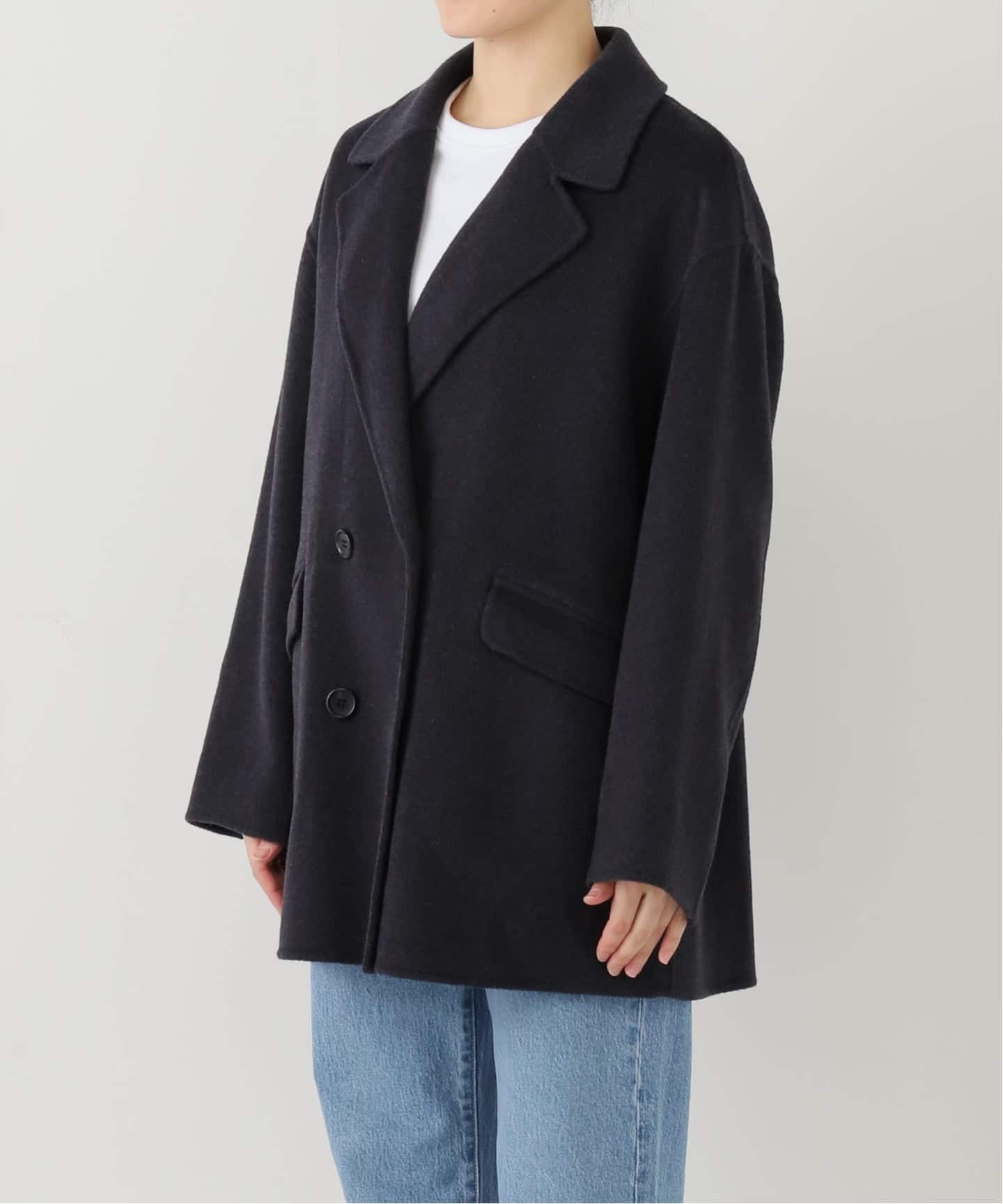 ウールカシミヤテーラードコート（その他ブルゾン／アウター