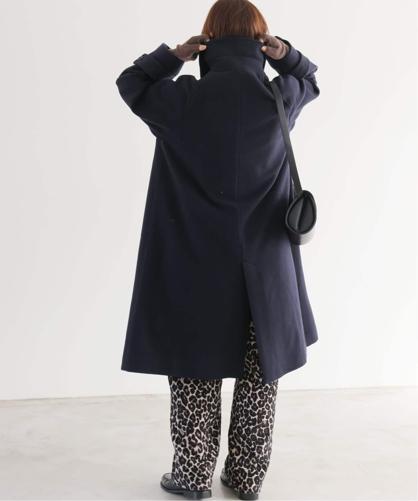 尾州ウールスーパー100ステンカラーコート（ステンカラーコート