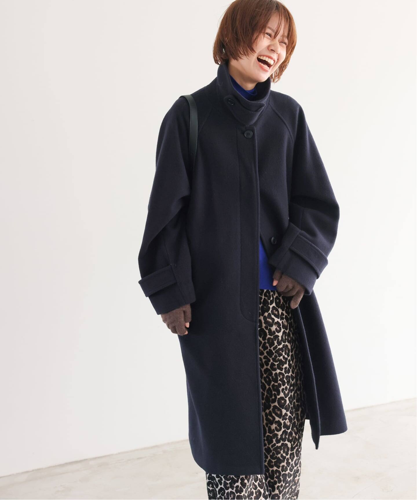 SUPER 100 ウール ステンカラー　コート　サイズ0番　最終価格 セール】スーパー100ステンカラーコート（ステンカラーコート