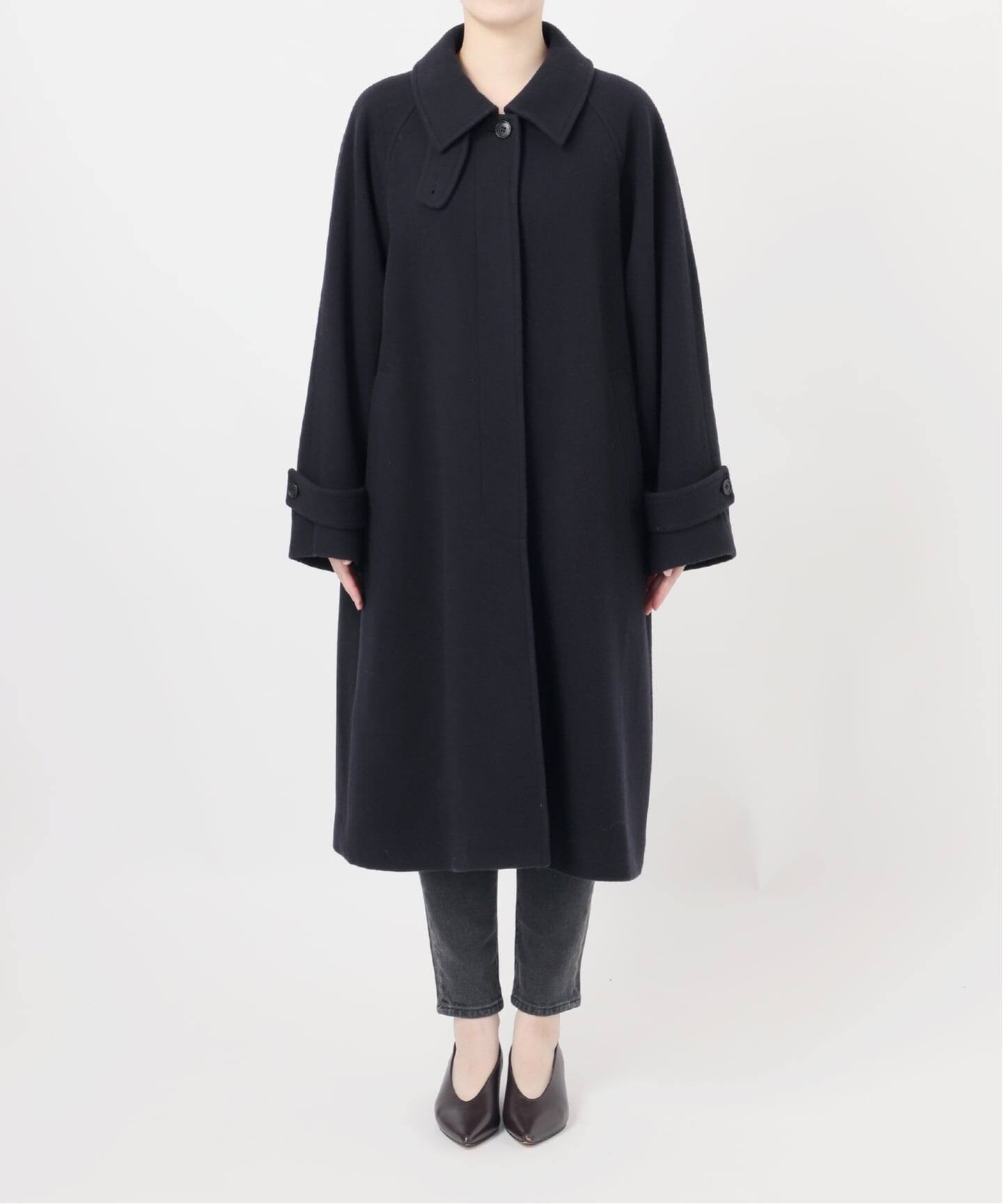 尾州ウールスーパー100ステンカラーコート（ステンカラーコート