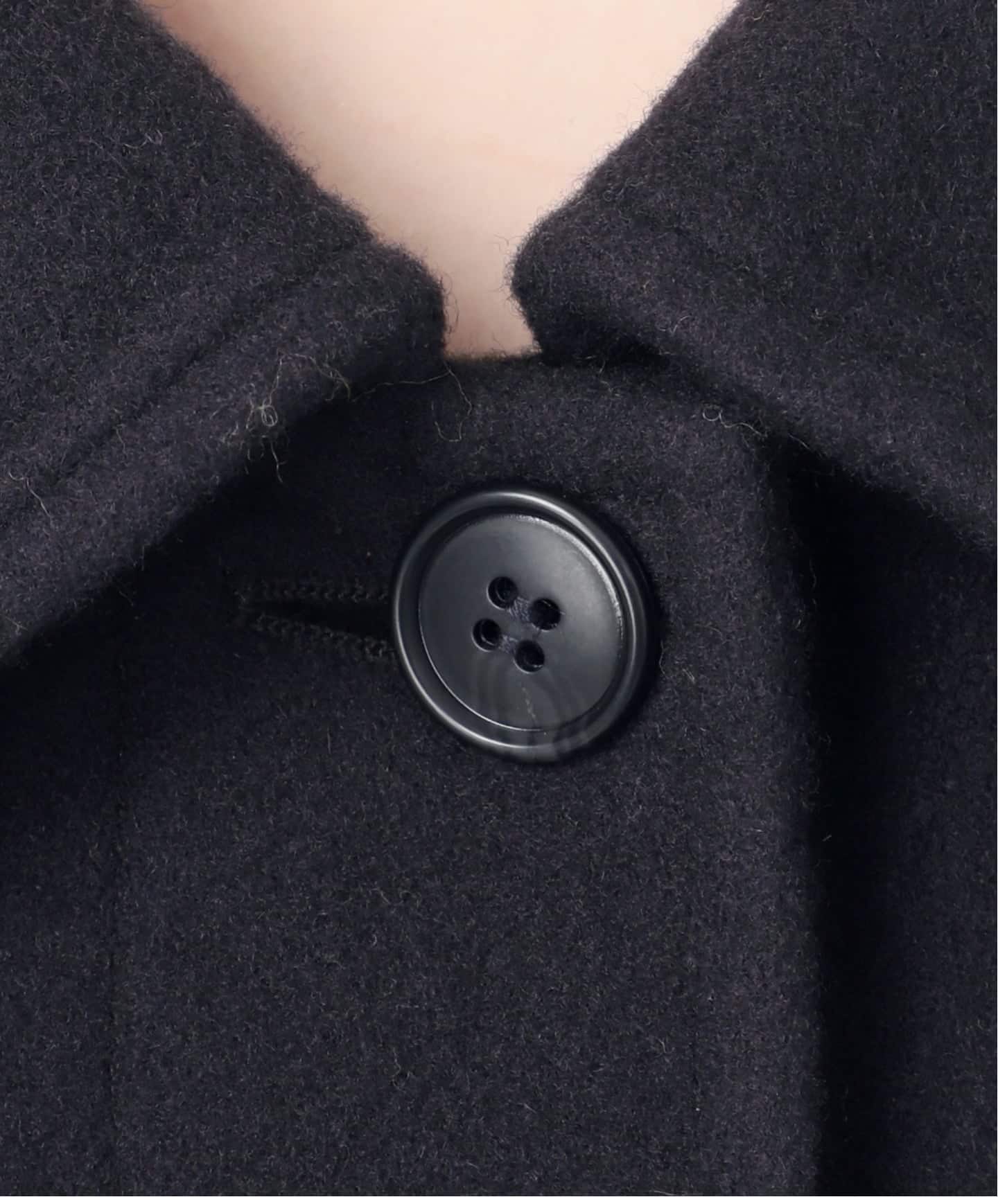 尾州ウールスーパー100ステンカラーコート（ステンカラーコート