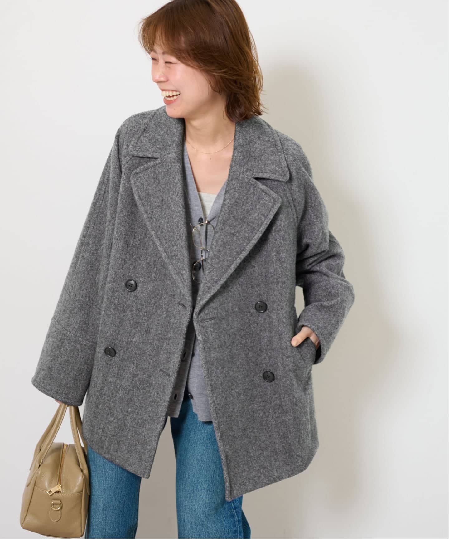 追加》尾州ウールスーパー100モッサPコート（ピーコート）｜JOURNAL