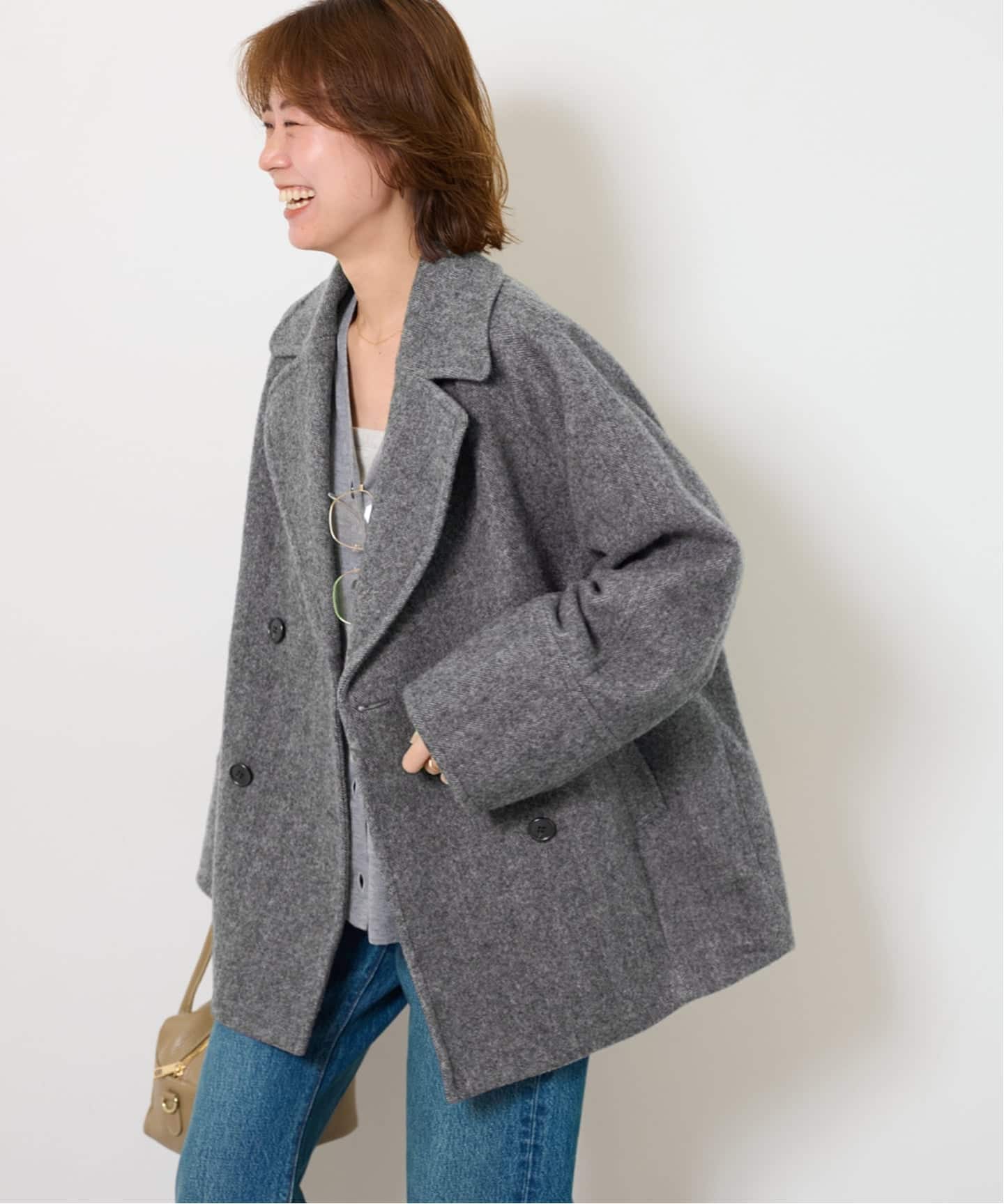 追加》尾州ウールスーパー100モッサPコート（ピーコート）｜JOURNAL