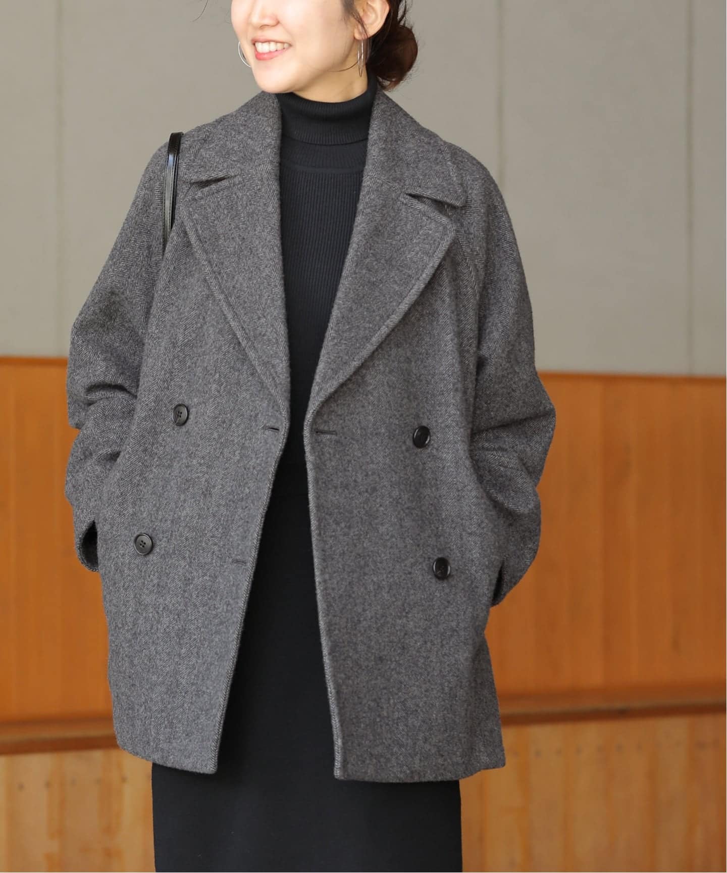 追加2》尾州ウールスーパー100モッサPコート（ピーコート）｜JOURNAL