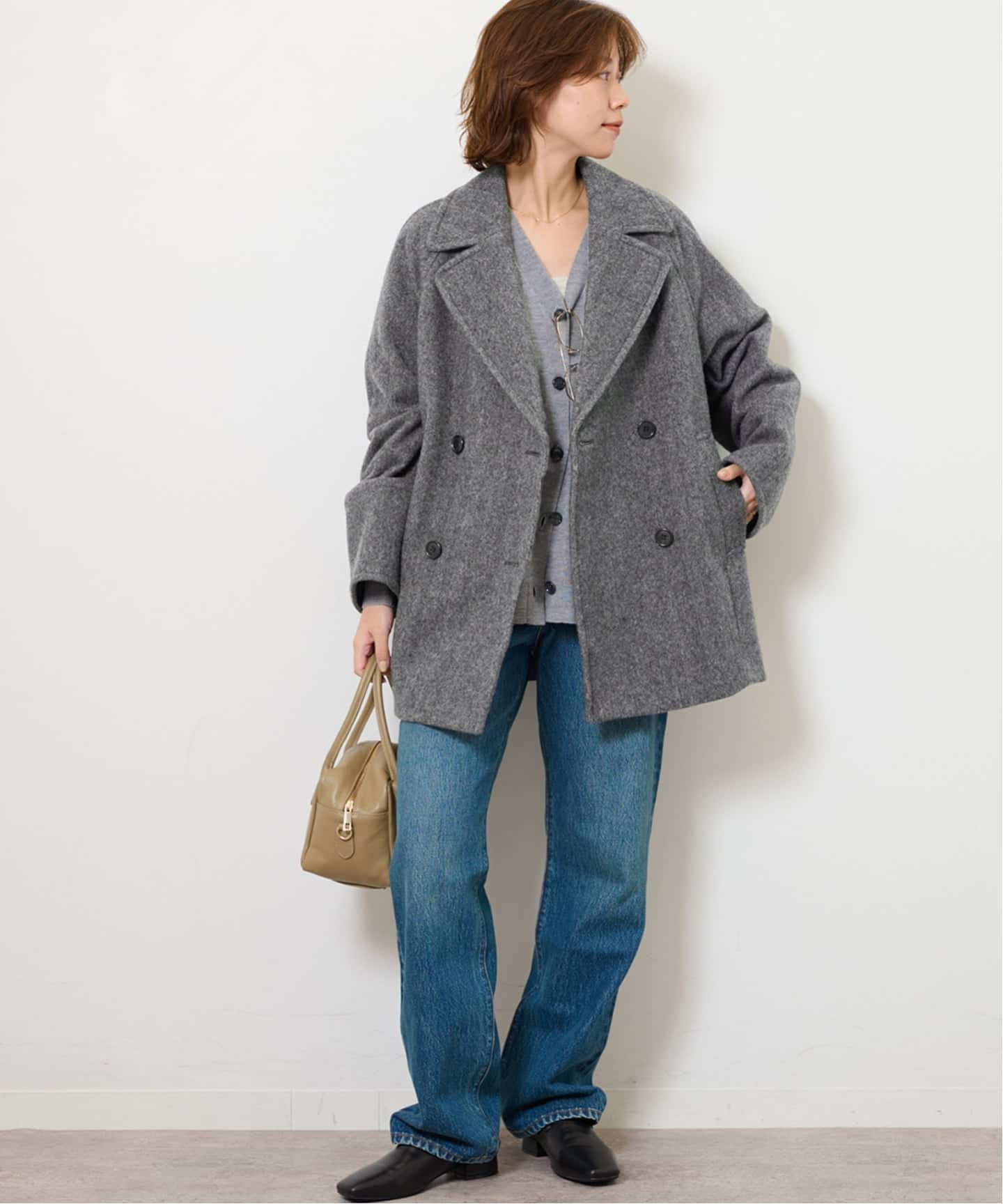 追加2》尾州ウールスーパー100モッサPコート（ピーコート）｜JOURNAL