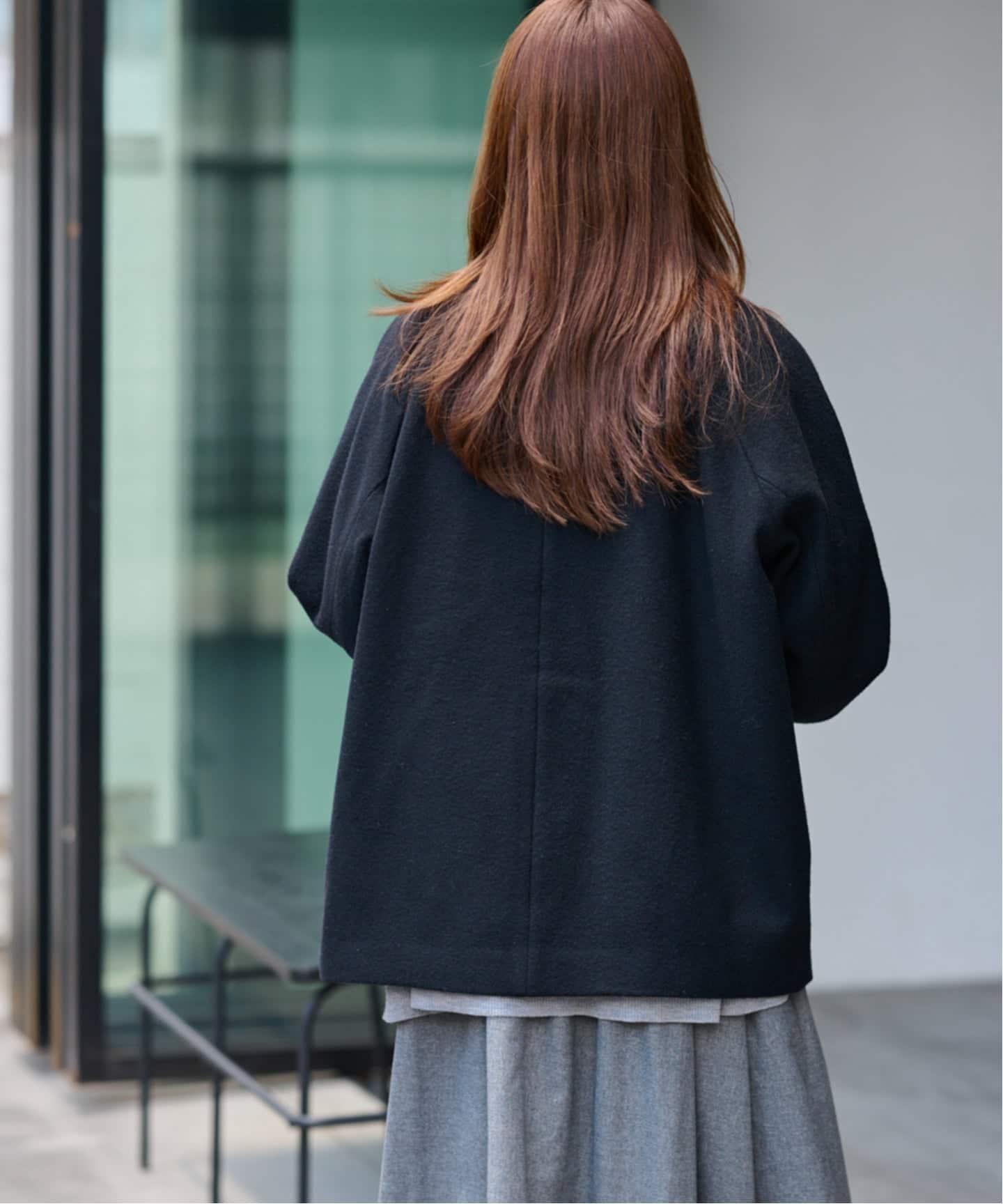 WEB限定予約》［25AW新作］尾州ウールショートPコート