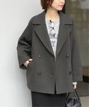 《WEB限定》尾州ウールショートPコート