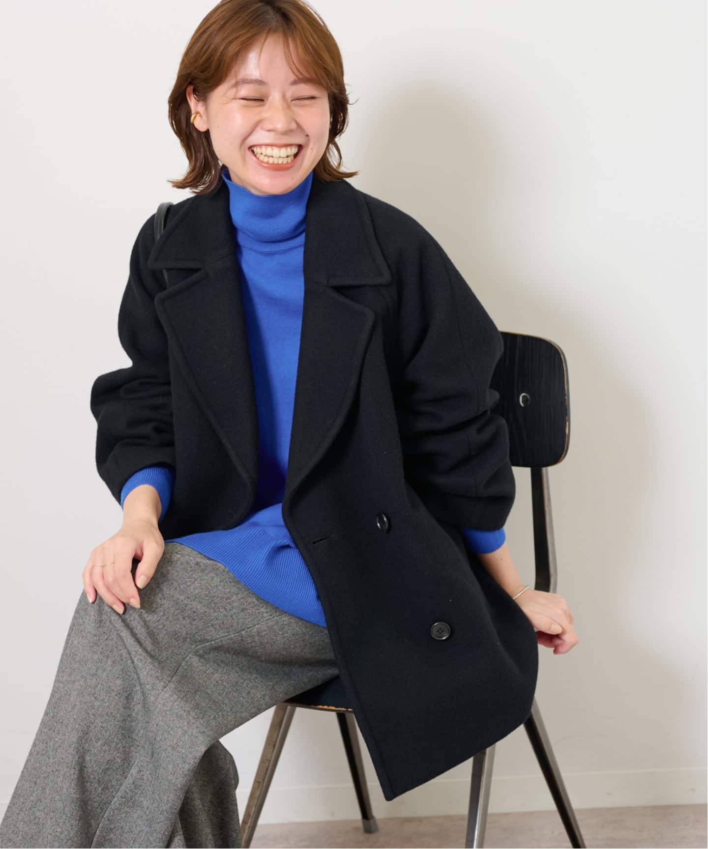 WEB限定追加》尾州ウールショートPコート（ピーコート）｜JOURNAL