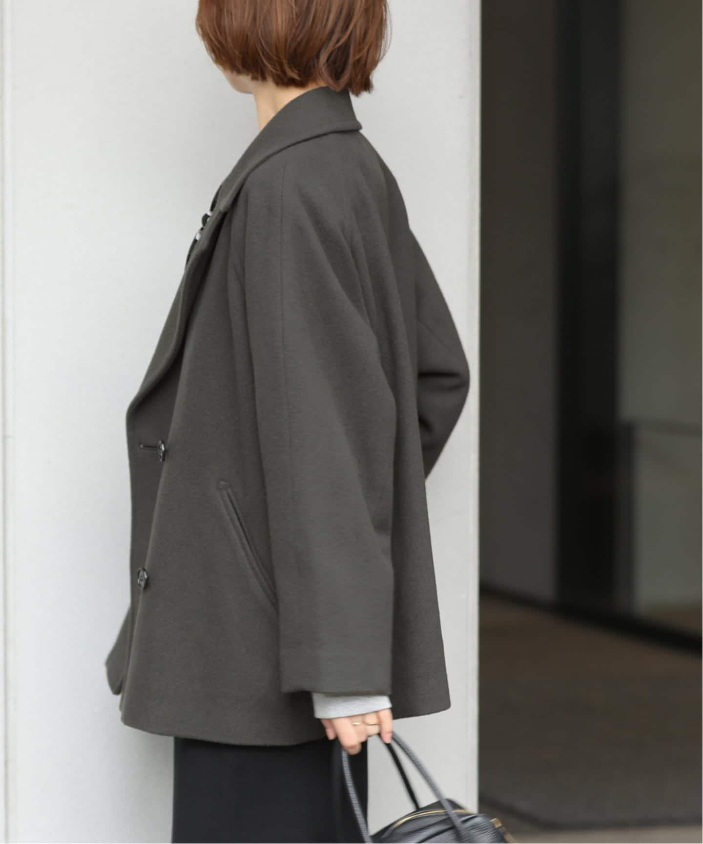 WEB限定追加》尾州ウールショートPコート（ピーコート）｜JOURNAL