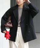 《WEB限定追加》尾州ウールショートPコート