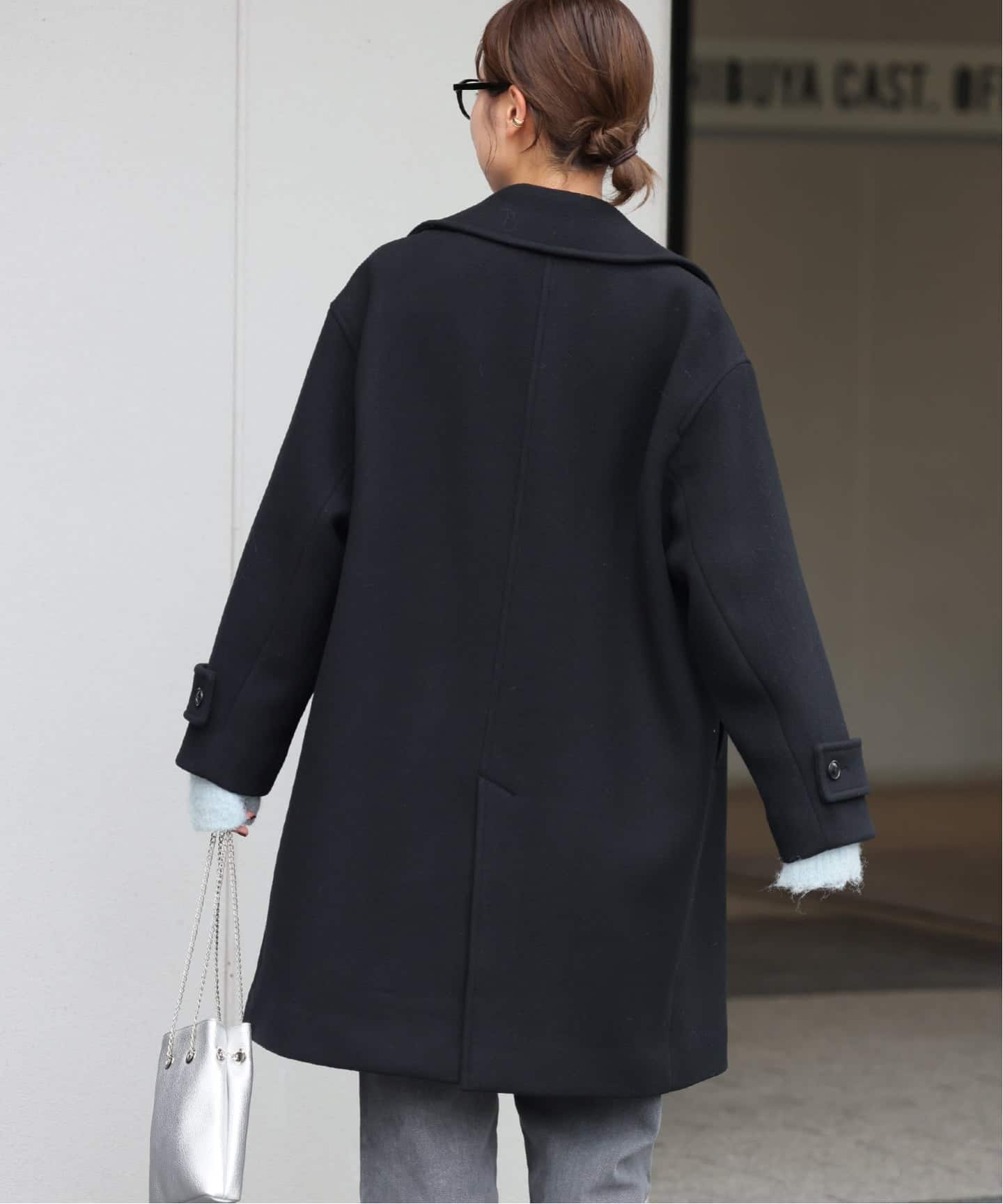 追加》ピュアラムロングコクーンコート（ピーコート）｜JOURNAL