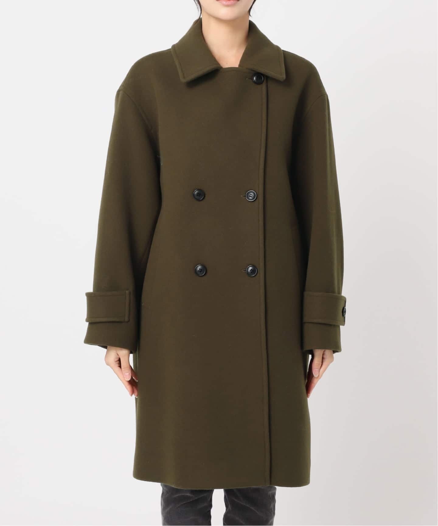 2024AW✨ relume ピュアラムロングコクーンコート　グレー　36 JOURNAL STANDARD relume（ジャーナルスタンダード レリューム）の