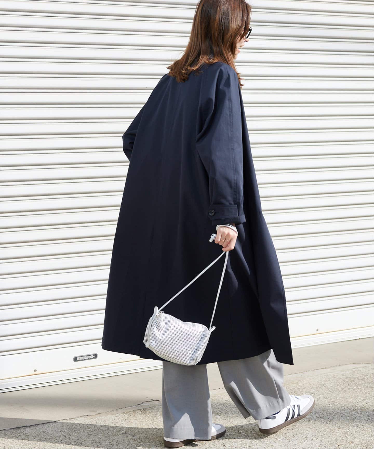 【24AW】スーピマコットン ステンカラー コート 追加7》スーピマコットンステンカラーコート（ステンカラー