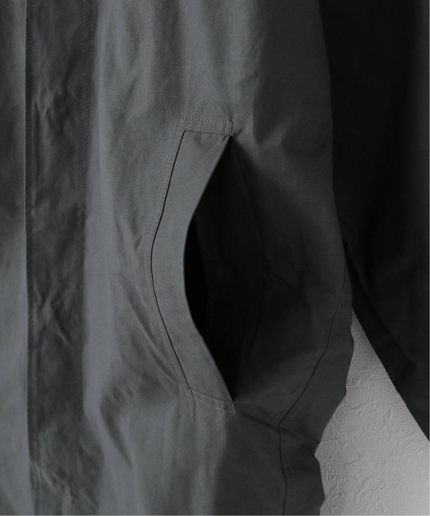 BASERANGE/ベースレンジ】 EVEN LONG COAT（ステンカラーコート 