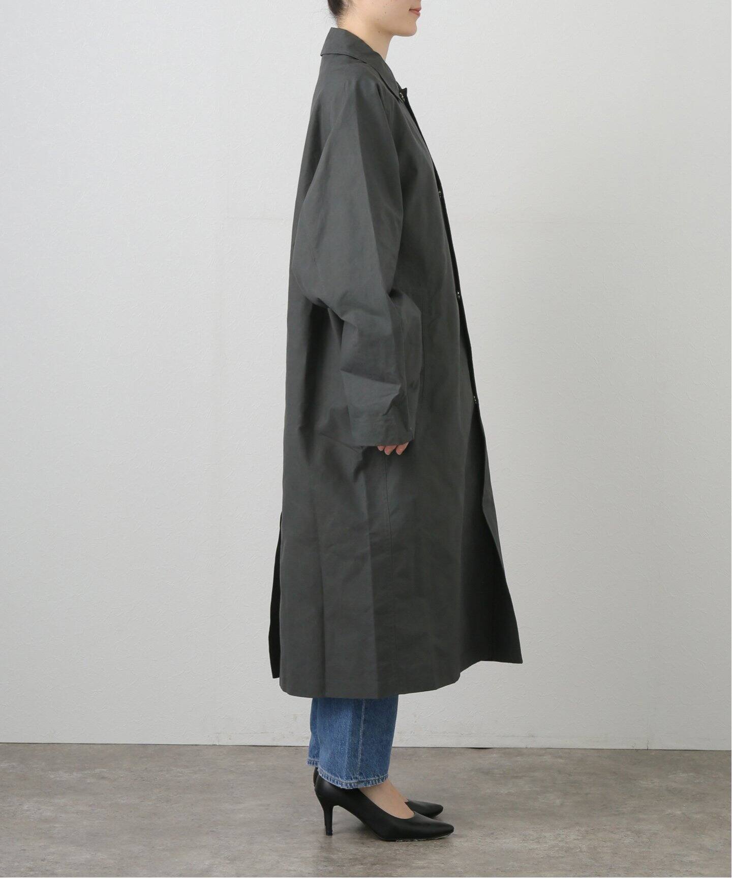 BASERANGE/ベースレンジ】 EVEN LONG COAT（ステンカラーコート 