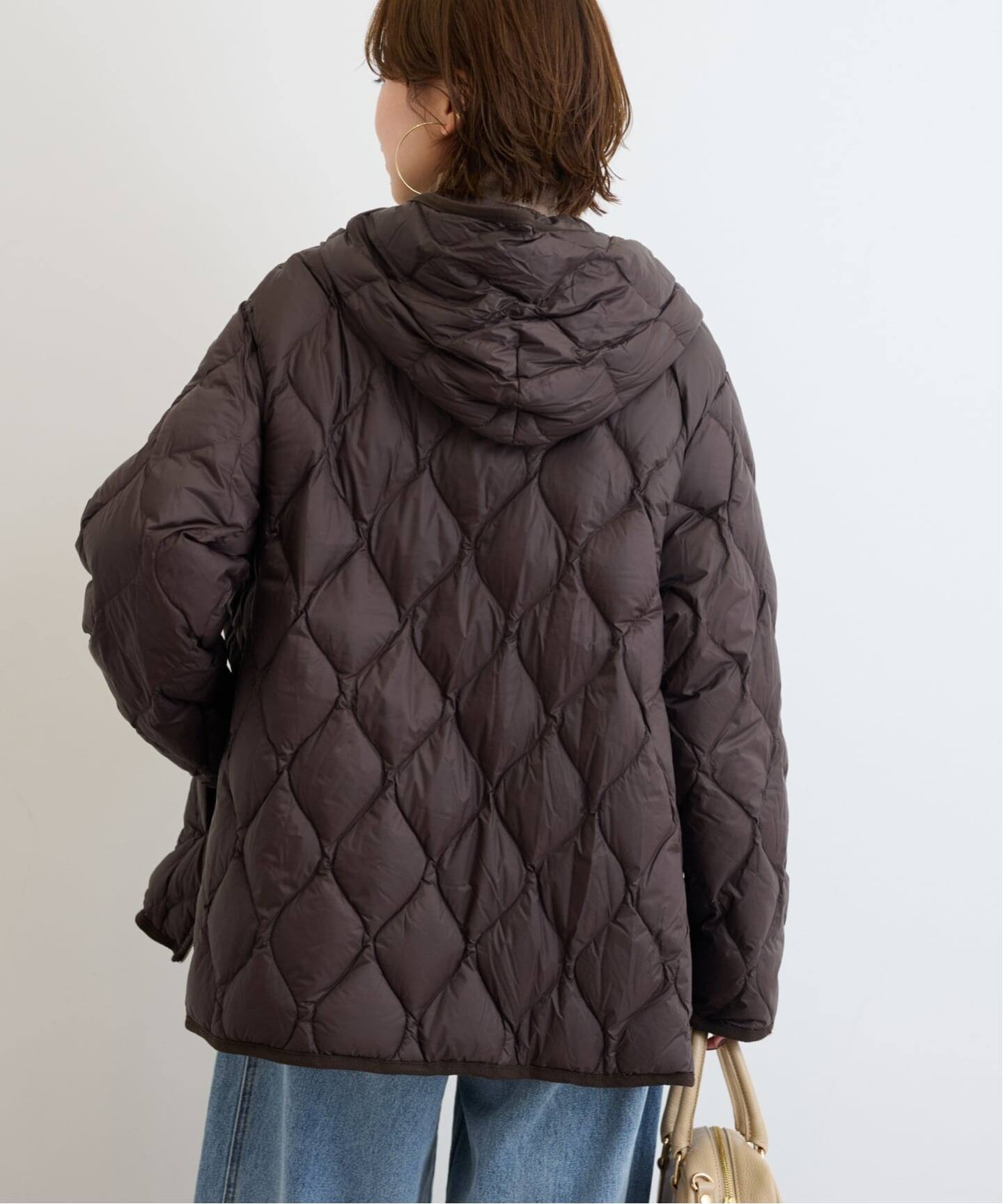 別注【TAION / タイオン】 フードダウンコート（ダウンジャケット