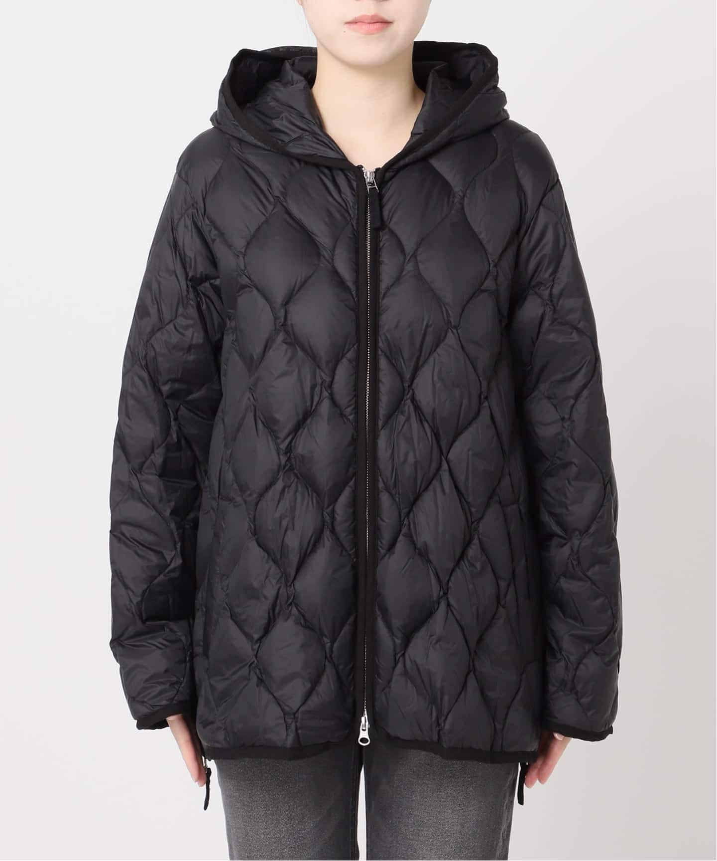 別注【TAION / タイオン】 フードダウンコート（ダウンジャケット