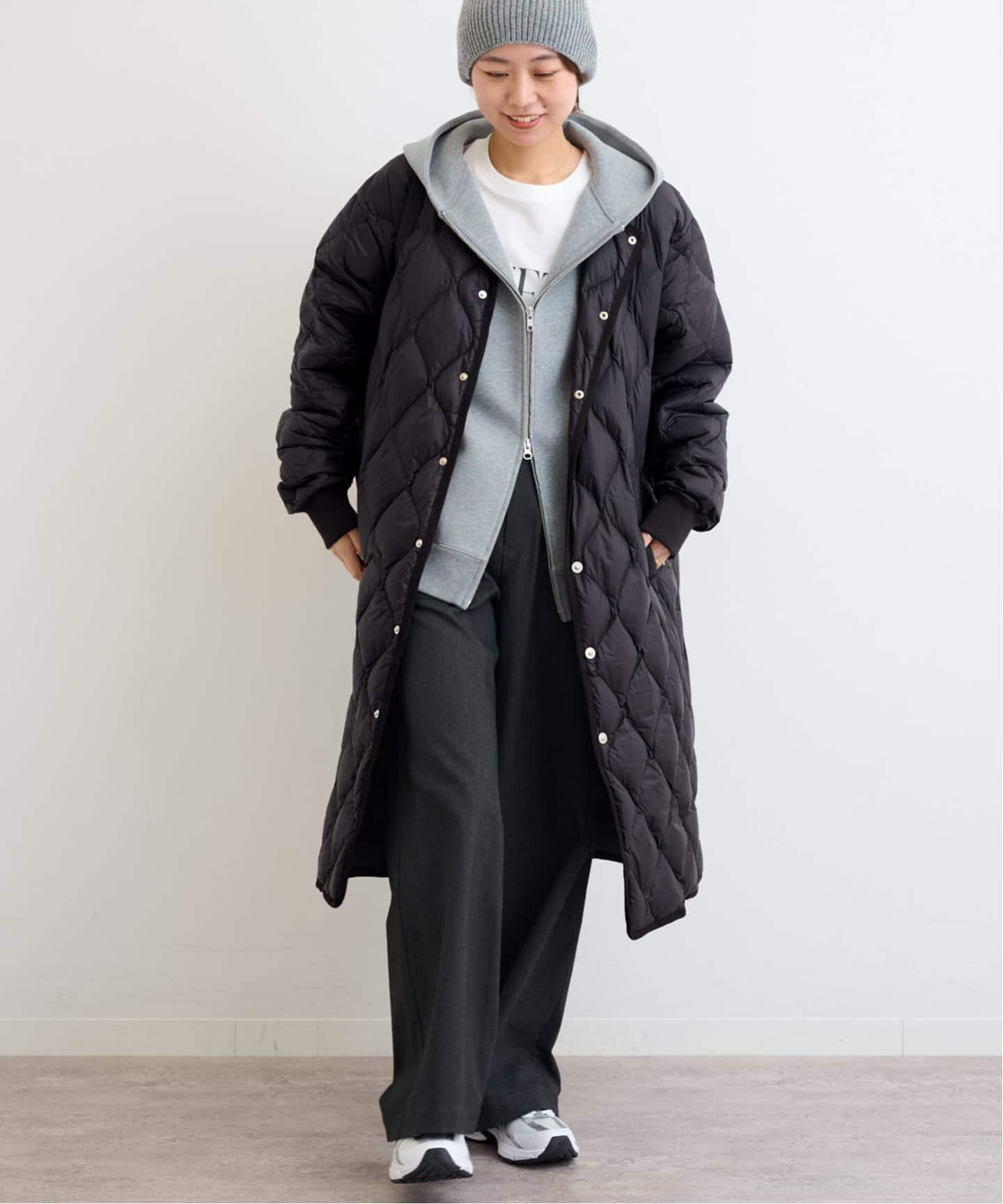 別注【TAION / タイオン】ロングダウンコート（ダウンジャケット