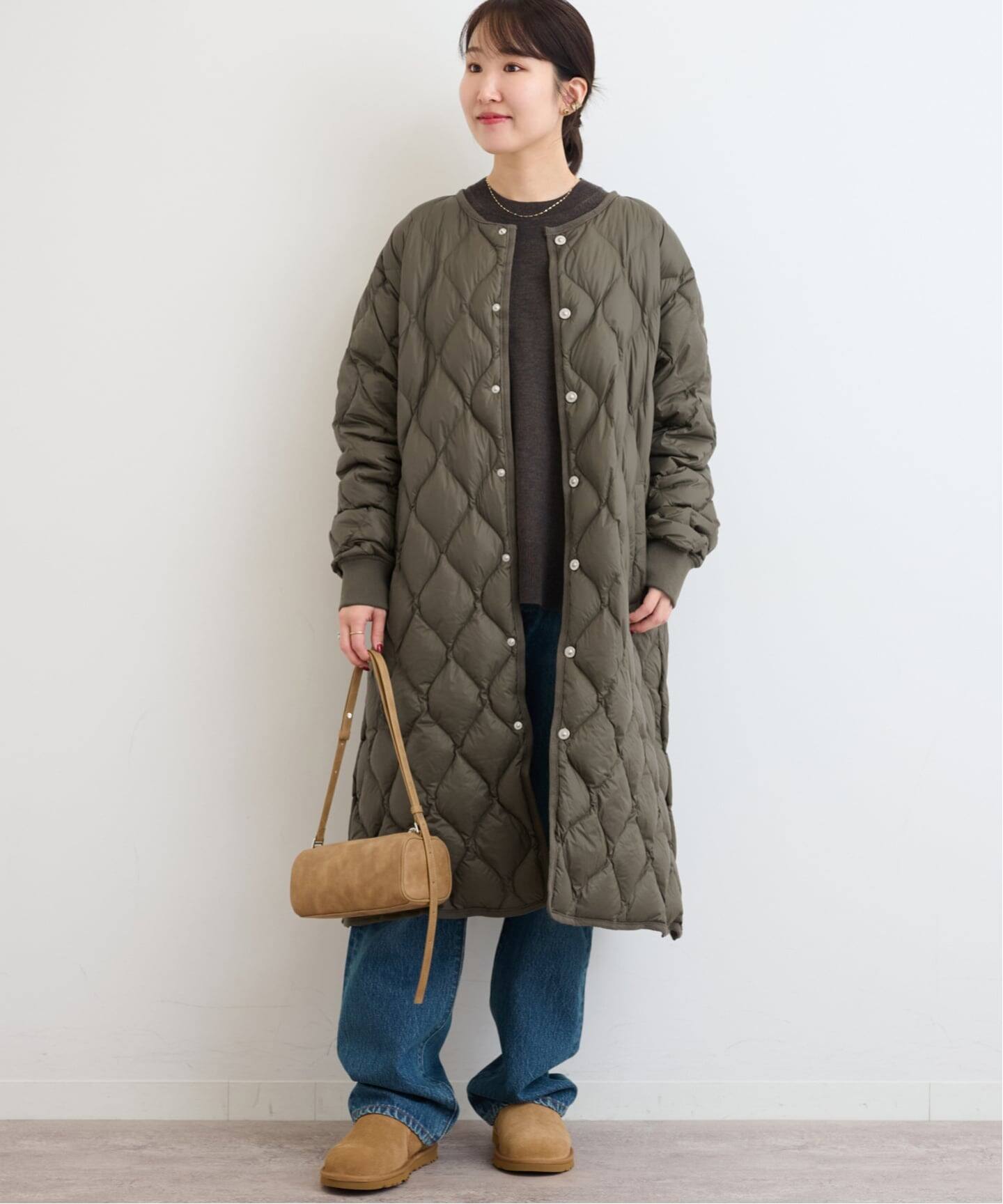 別注【TAION / タイオン】ロングダウンコート（ダウンジャケット