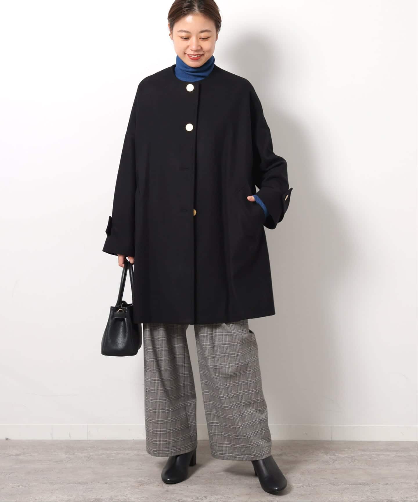 別注【TRADITIONAL WEATHERWEAR】MALTON ネイビー36 MALTON NO COLLAR マールトン ノーカラー｜インク(シルバー