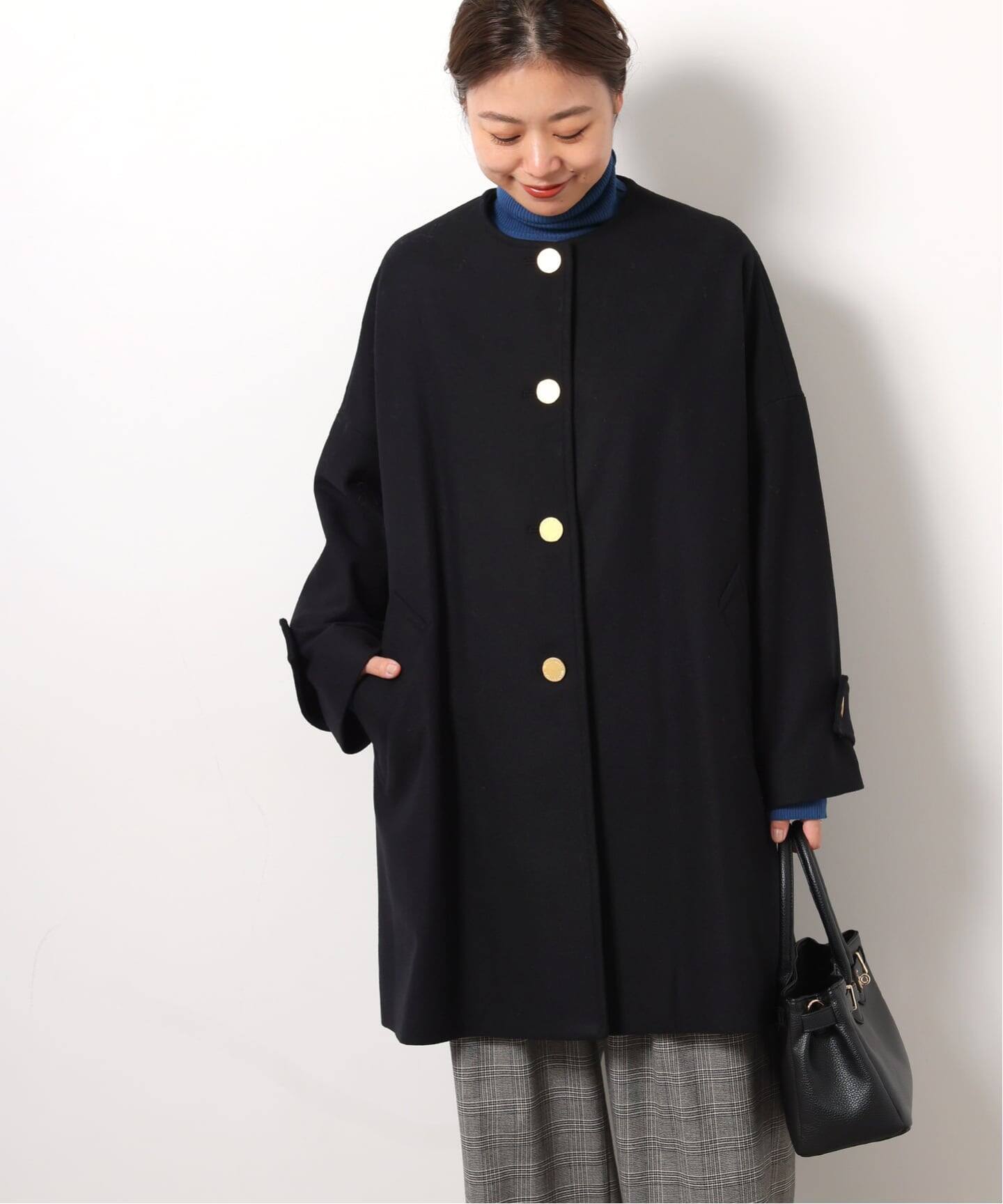 追加》別注【Traditional Weatherwear】MALTON N/C：ノーカラーコート 