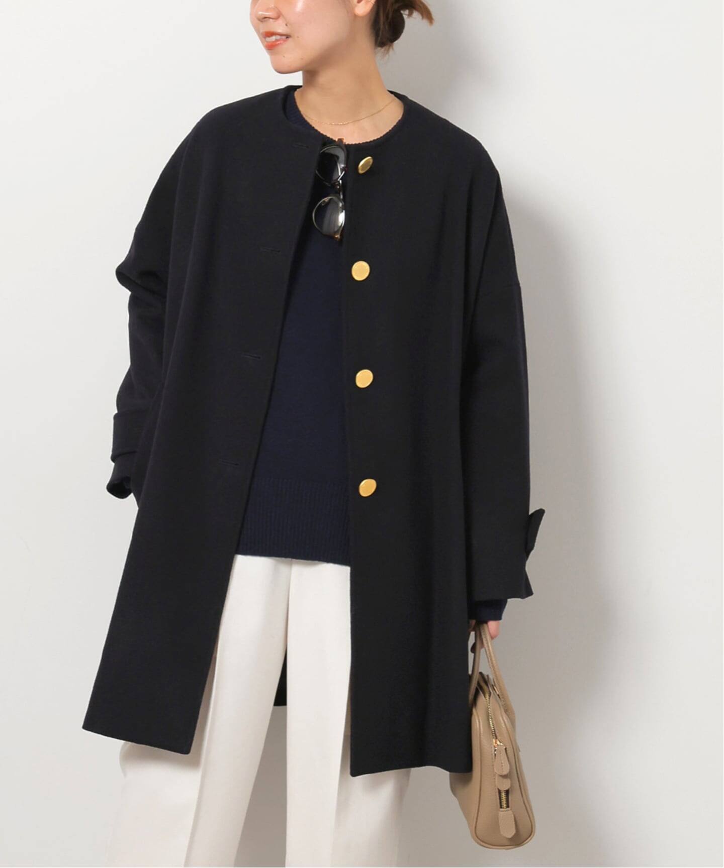 追加》別注【Traditional Weatherwear】MALTON N/C：ノーカラーコート 