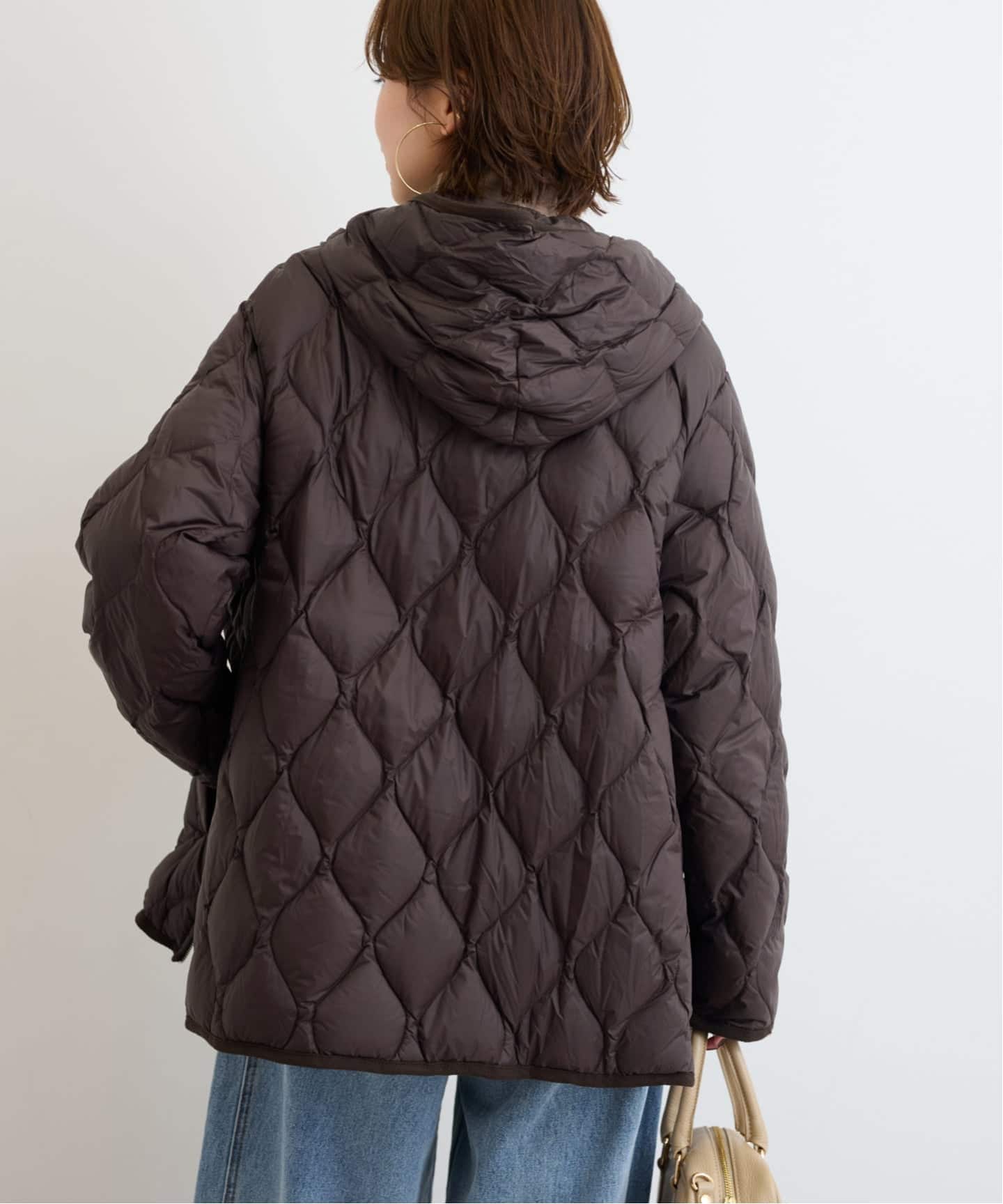 追加予約》別注【TAION / タイオン】 フードダウンコート（ダウン